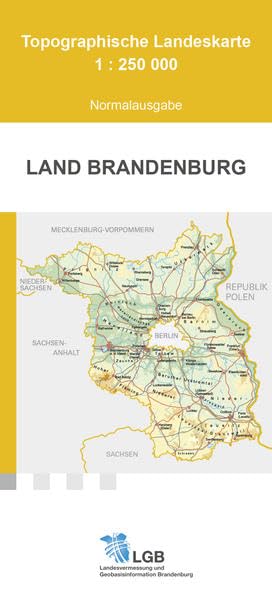 Topographische Landeskarte 1:250000, Land Brandenburg: Normalausgabe book