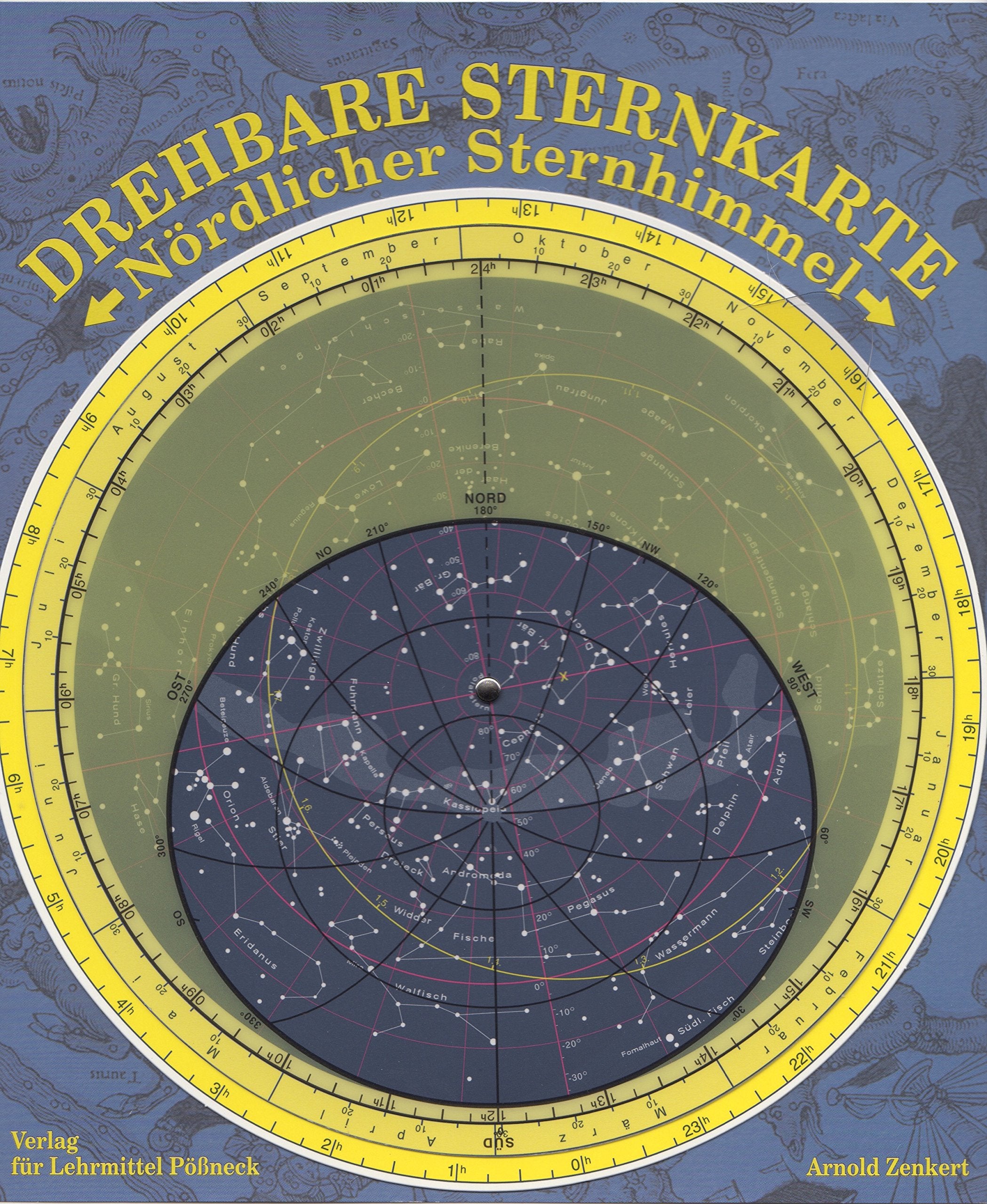 Drehbare Sternkarte: Nördlicher Sternhimmel Business & Technology
