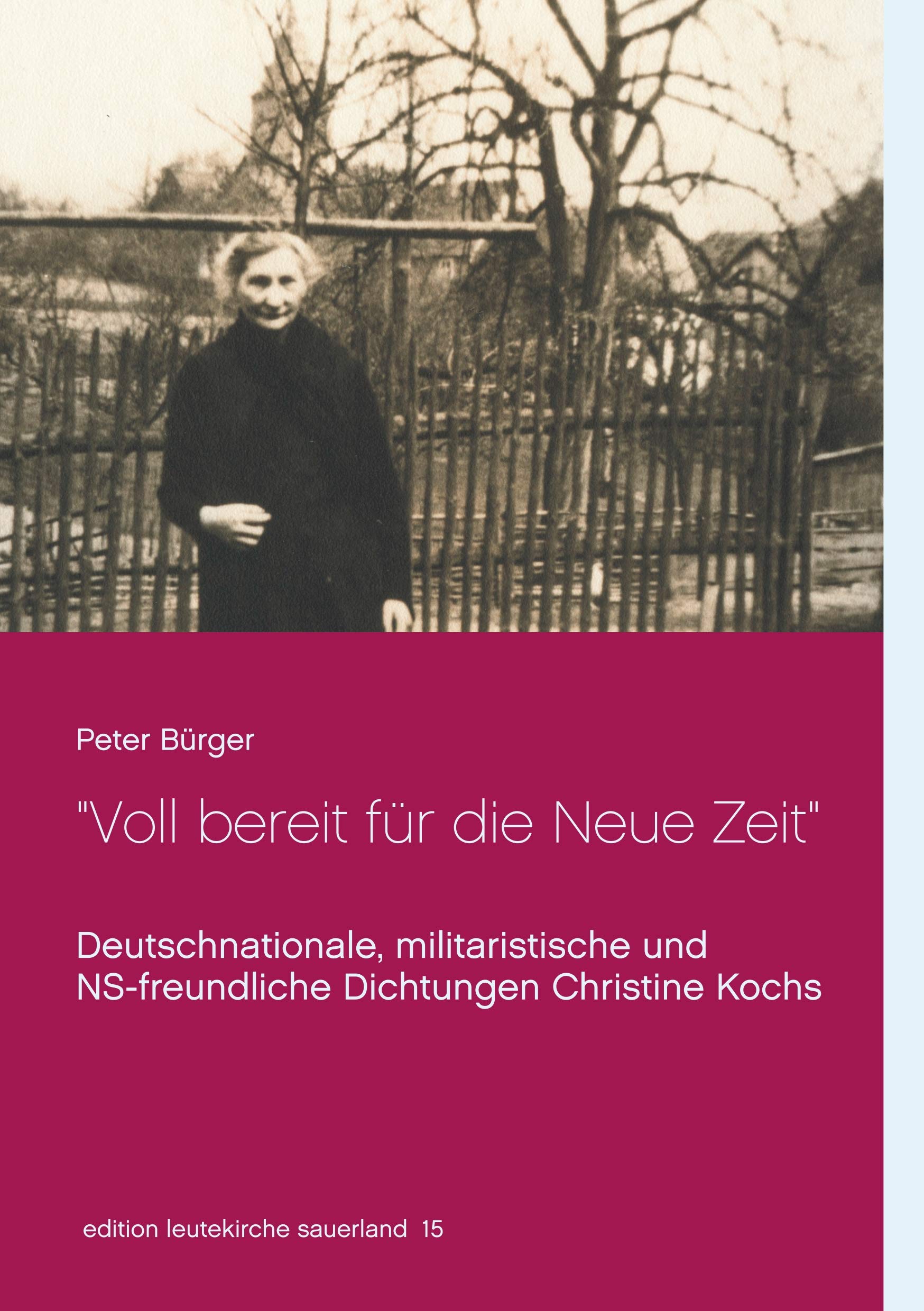 "Voll bereit für die Neue Zeit" Contemporary literature