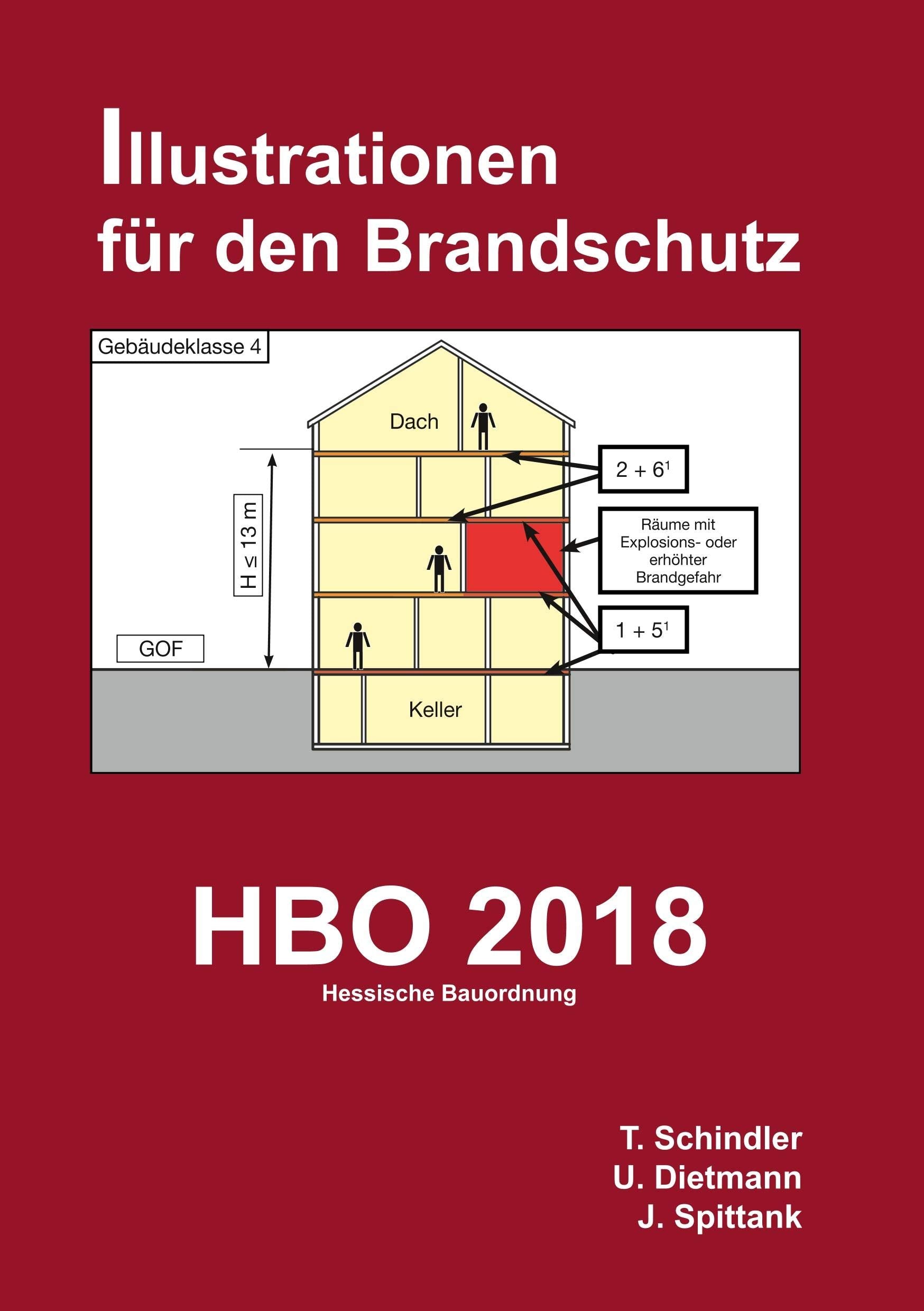 HBO 2018 - Hessische Bauordnung: Illustrationen für den Brandschutz (Illustriert für den Brandschutz) Law