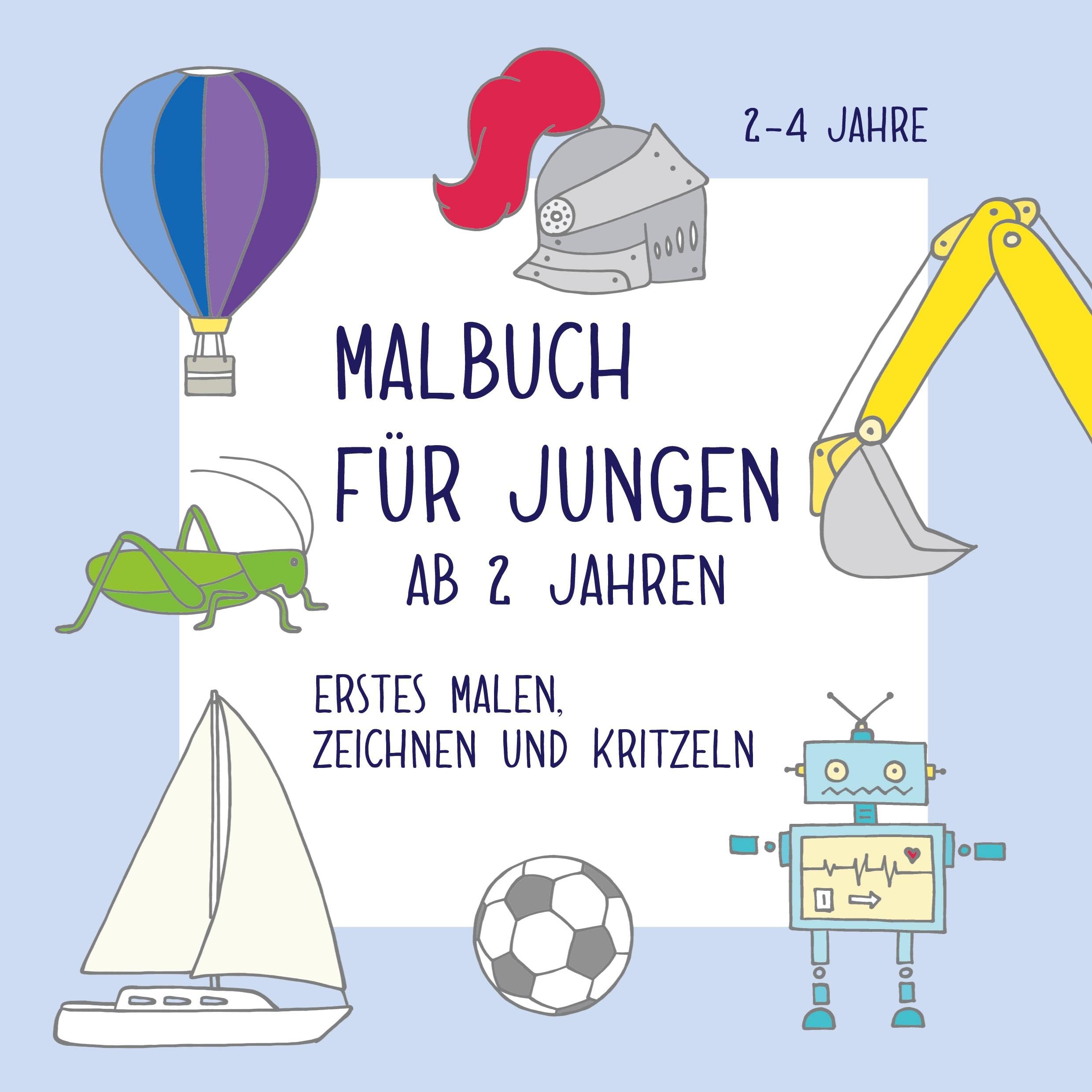 Malbuch für Jungen ab 2 Jahren Children's books