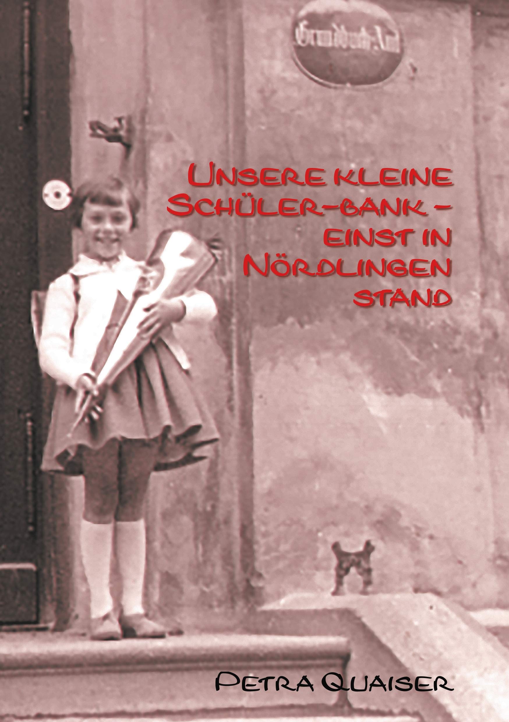 Unsre kleine Schülerbank einst in Nördlingen stand Art & Literature