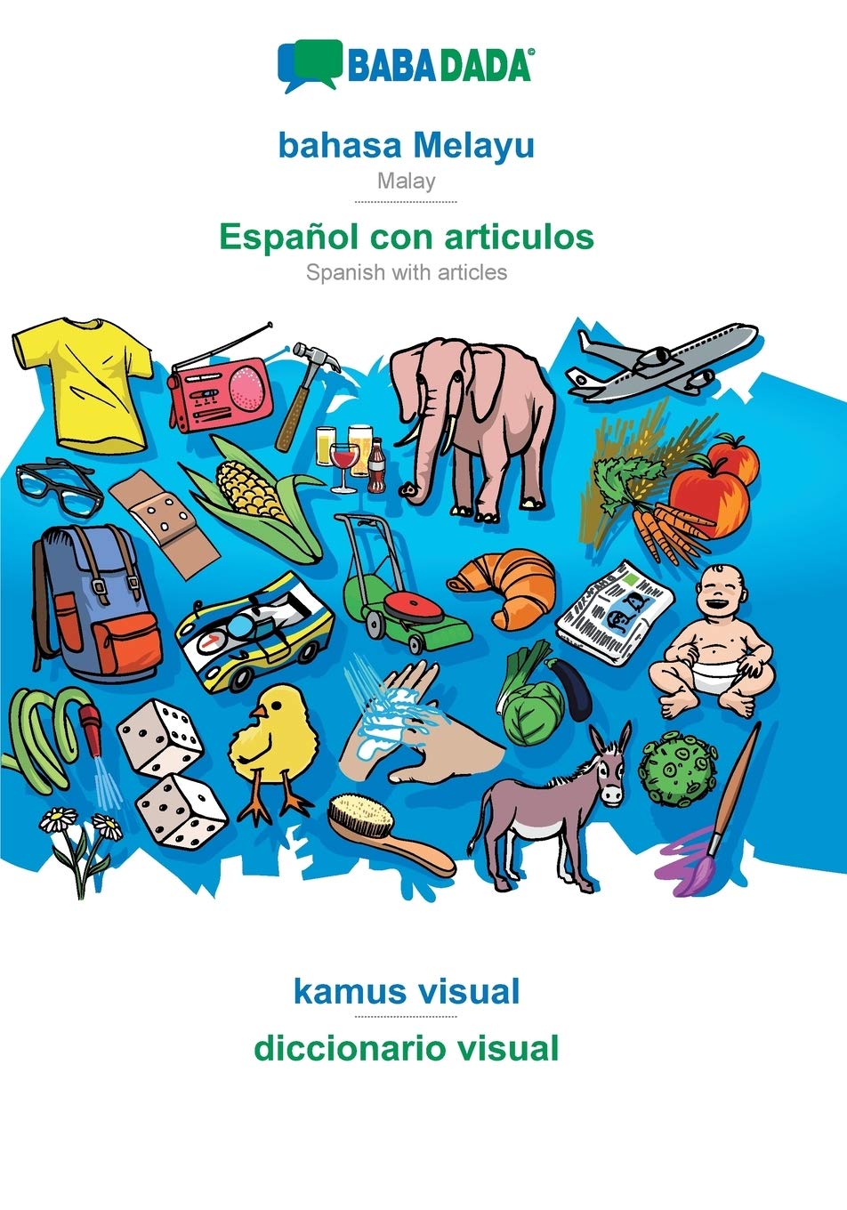 BABADADA, bahasa Melayu - Español con articulos, kamus visual - el diccionario visual Foreign Languages ​​& Dictionaries