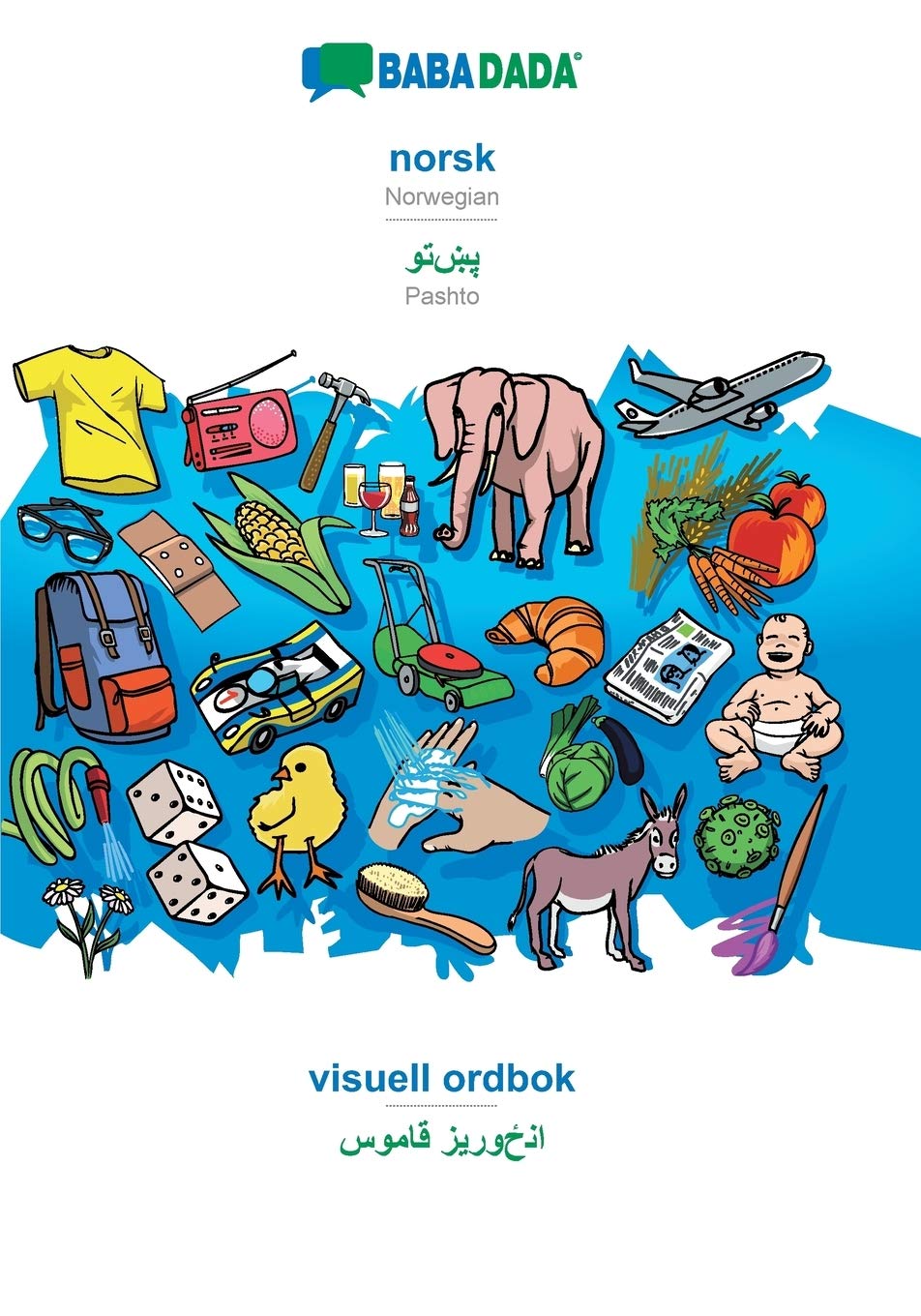 BABADADA, norsk - Pashto (in arabic script), visuell ordbok - visual dictionary (in arabic script) Foreign Languages ​​& Dictionaries