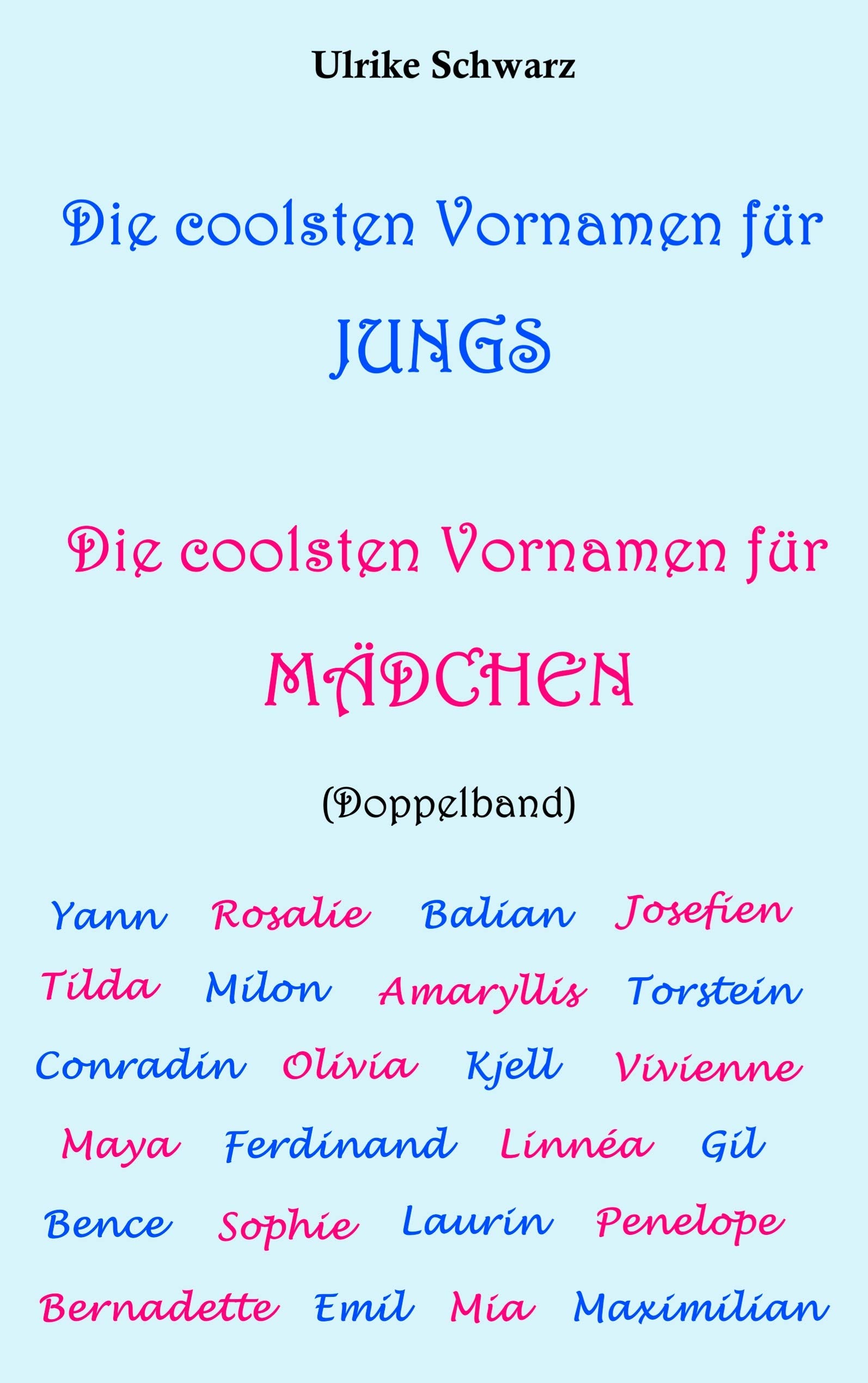 Die coolsten Vornamen für Jungs / Die coolsten Vornamen für Mädchen: Doppelband Parents & Children