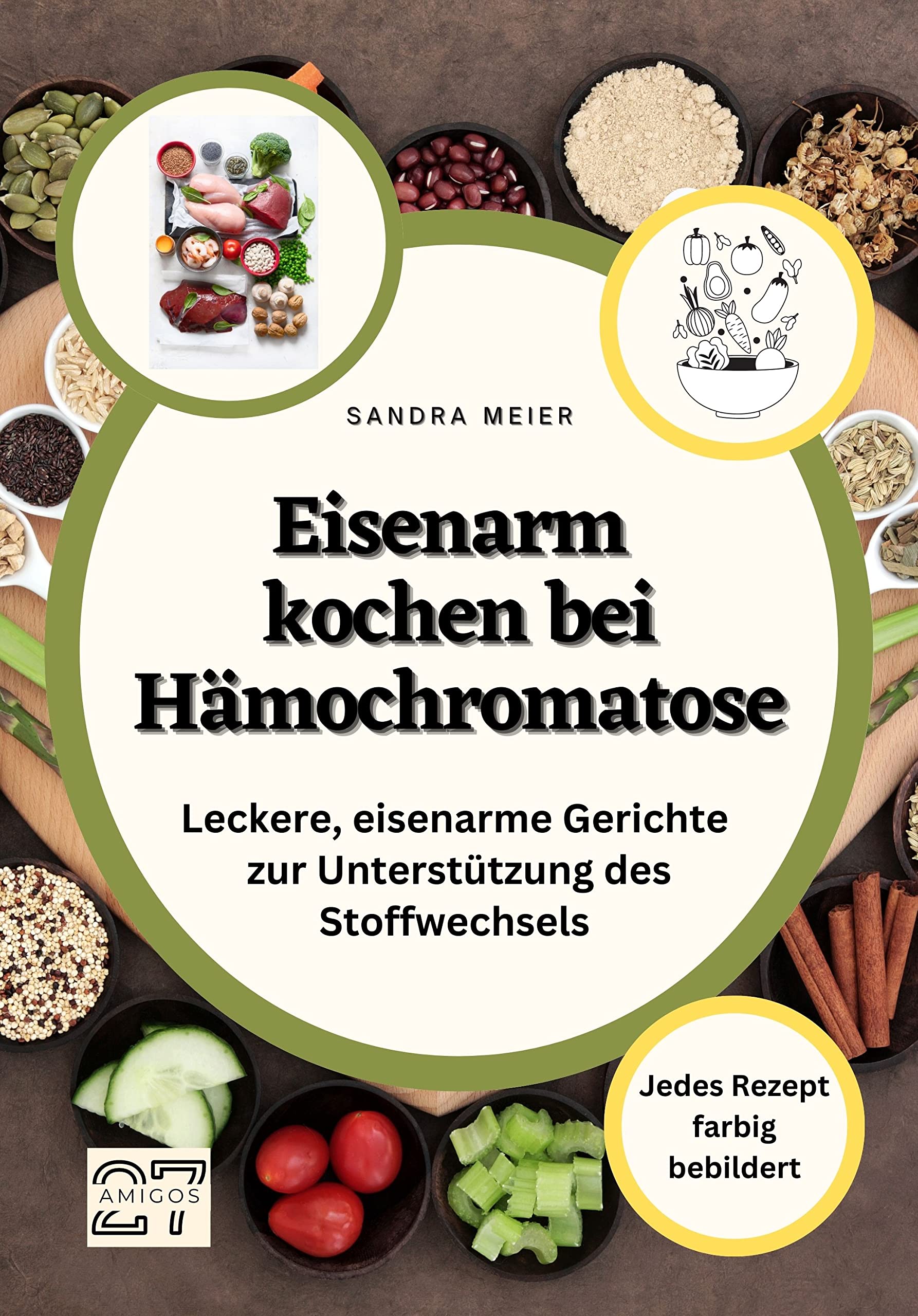 Eisenarm kochen bei Hämochromatose: Leckere, eisenarme Gerichte zur Unterstützung des Stoffwechsels. Jedes Rezept farbig bebildert Cooking & Enjoying