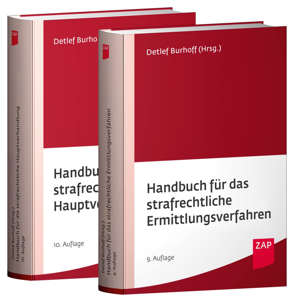 Paket Handbuch für das strafrechtliche Ermittlungsverfahren und Handbuch für die strafrechtliche Hauptverhandlung Law