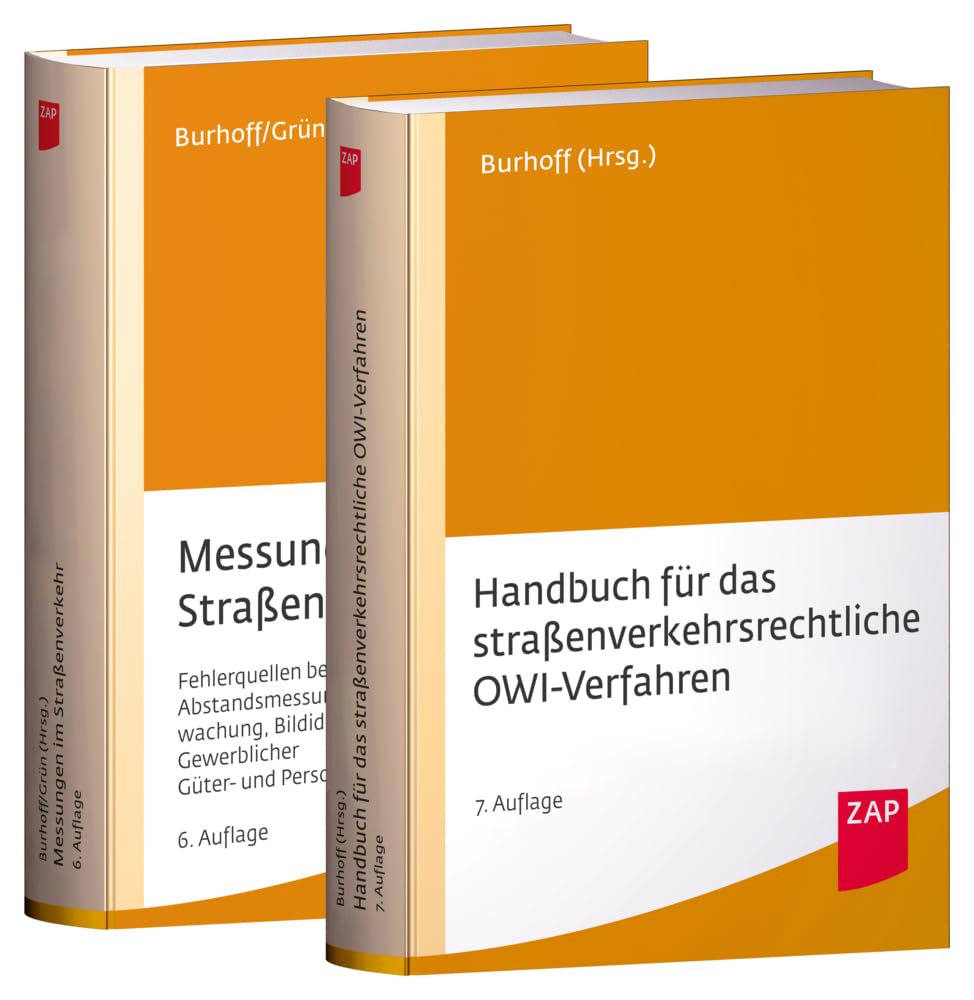 Paket Handbuch für das straßenverkehrsrechtliche OWi-Verfahren und Messungen im Straßenverkehr Law