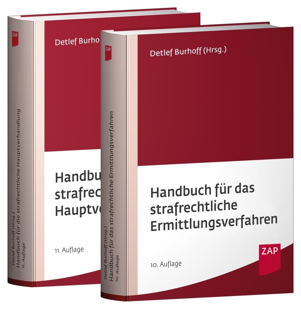 Paket Handbuch für das strafrechtliche Ermittlungsverfahren und Handbuch für die strafrechtliche Hauptverhandlung Law