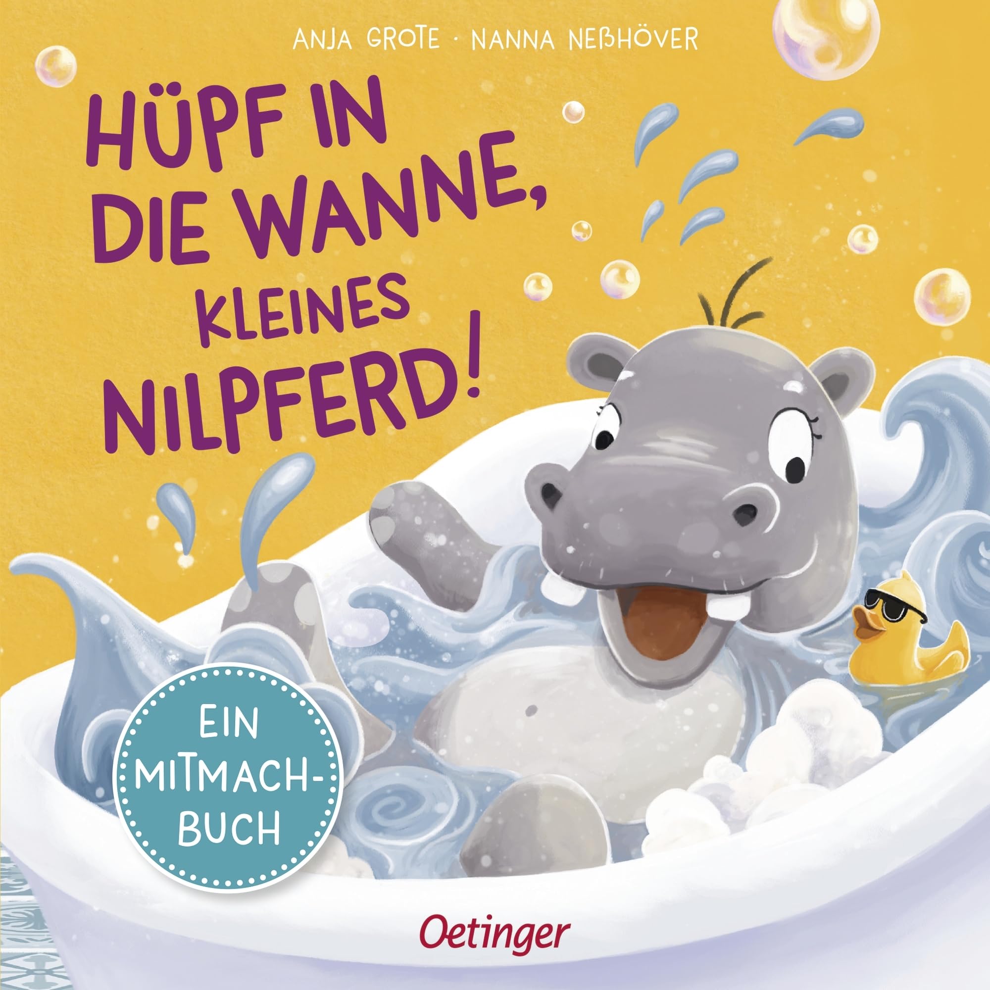 Hüpf in die Wanne, kleines Nilpferd!: Ein Mitmachbuch. Interaktives Mitmach-Buch wird durch Stupsen, Schütteln und Klatschen zu großem Vorlese-Spaß ... (Mitmachabenteuer aus dem Kinderalltag) Health, Nutrition & Fitness