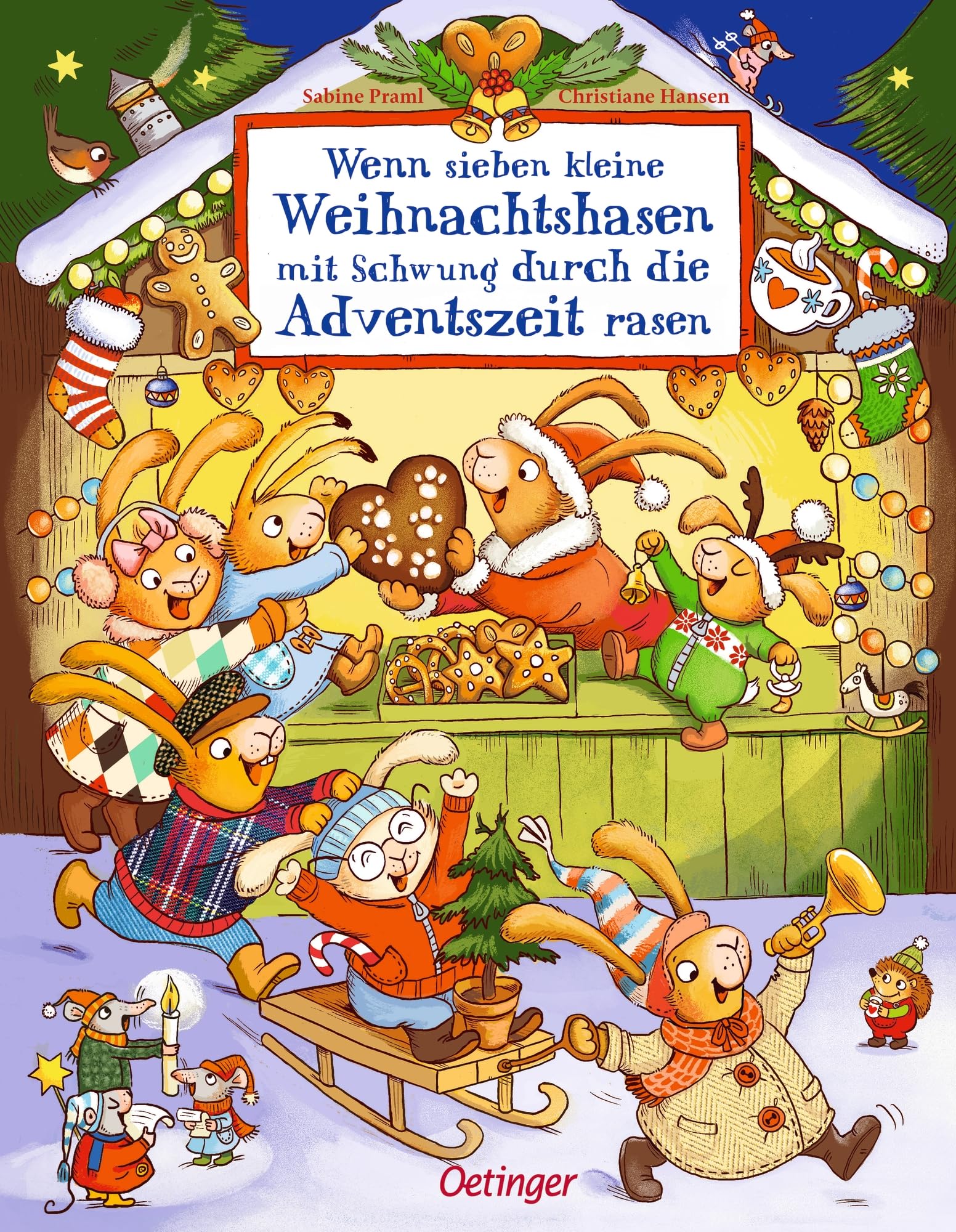 Wenn sieben kleine Weihnachtshasen mit Schwung durch die Adventszeit rasen (Die sieben kleinen Hasen) Non-fiction