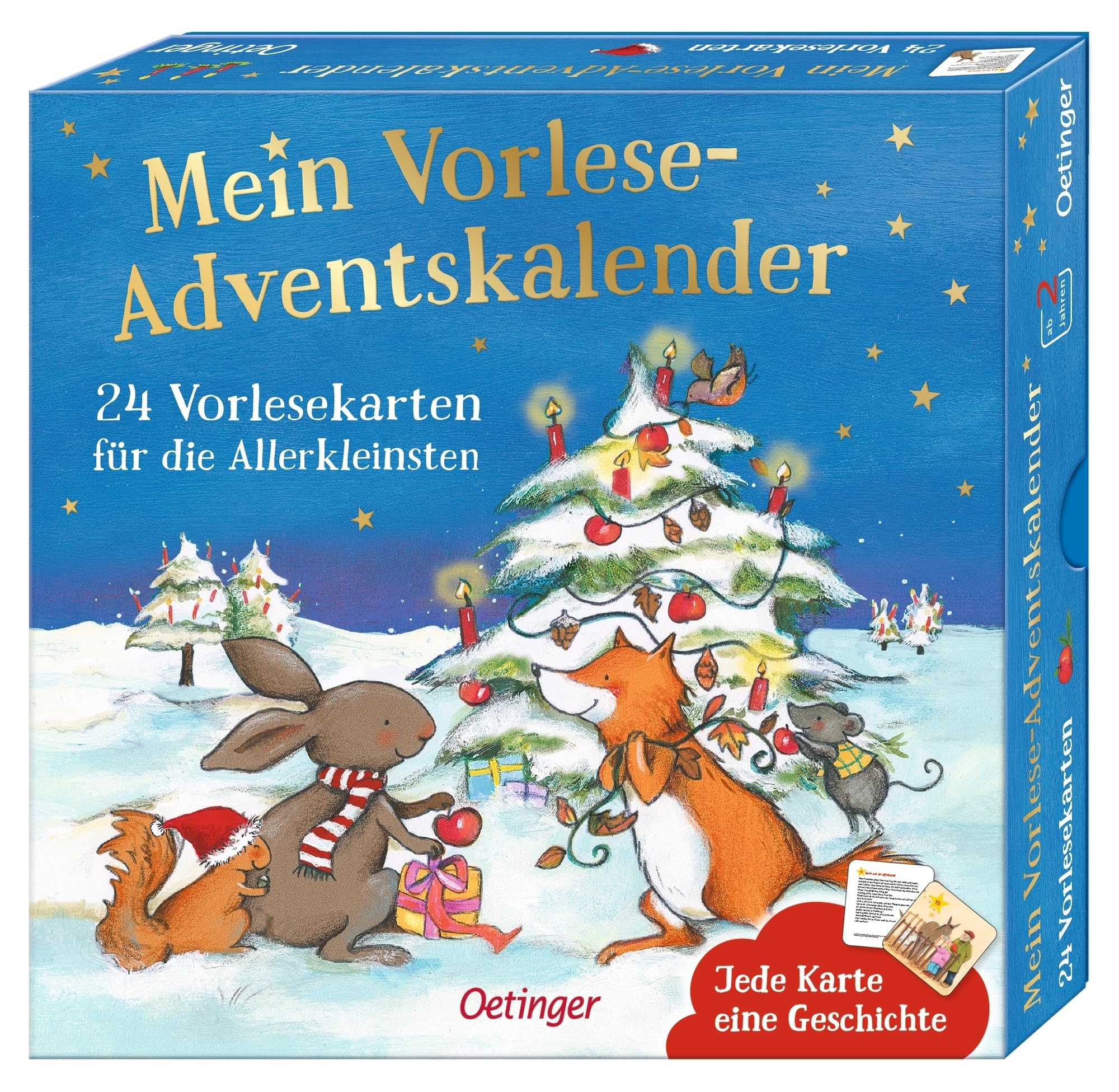 Mein Vorlese-Adventskalender: 24 Vorlesekarten für die Allerkleinsten book