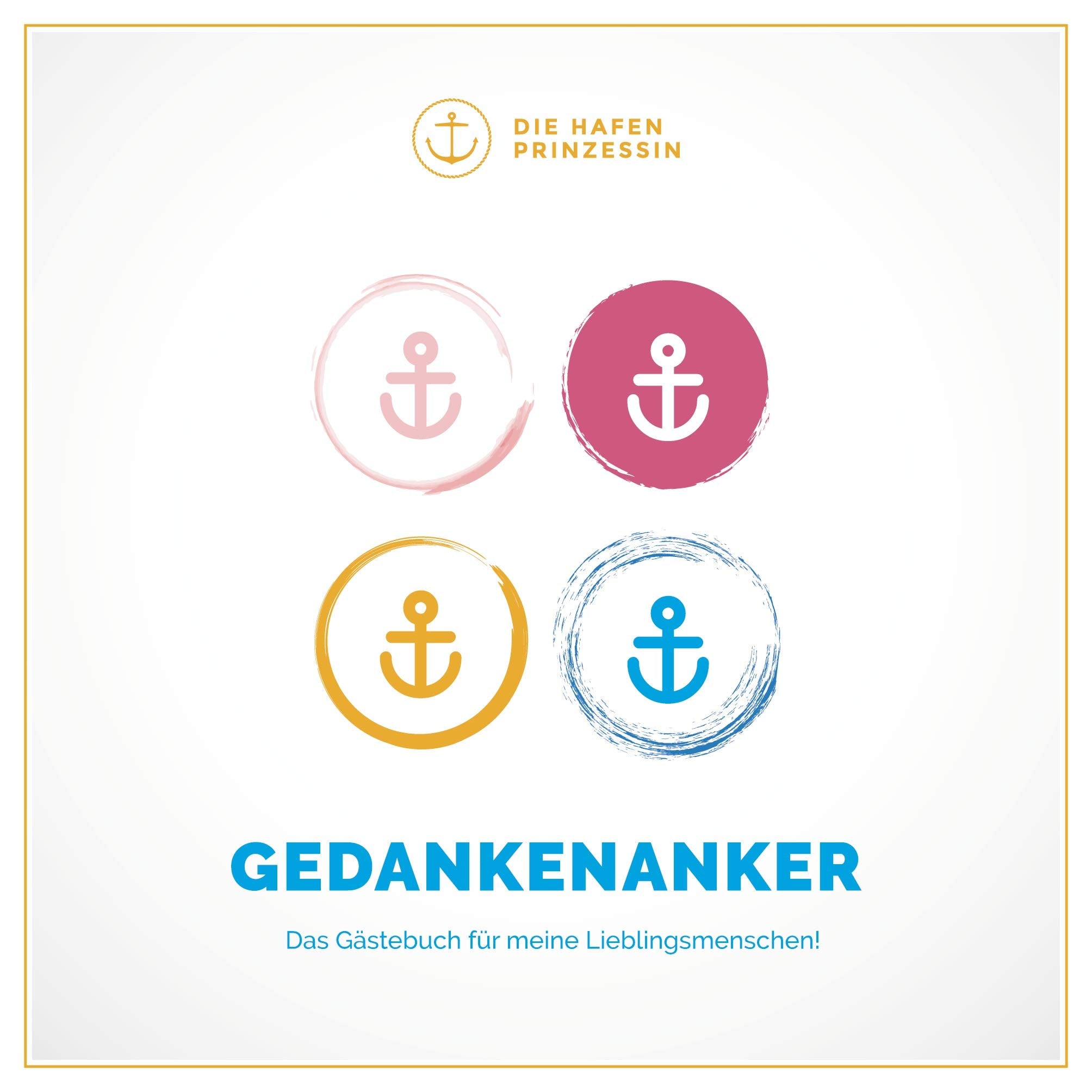 Gedankenanker: Das Gästebuch für meine Lieblingsmenschen! Lifestyle