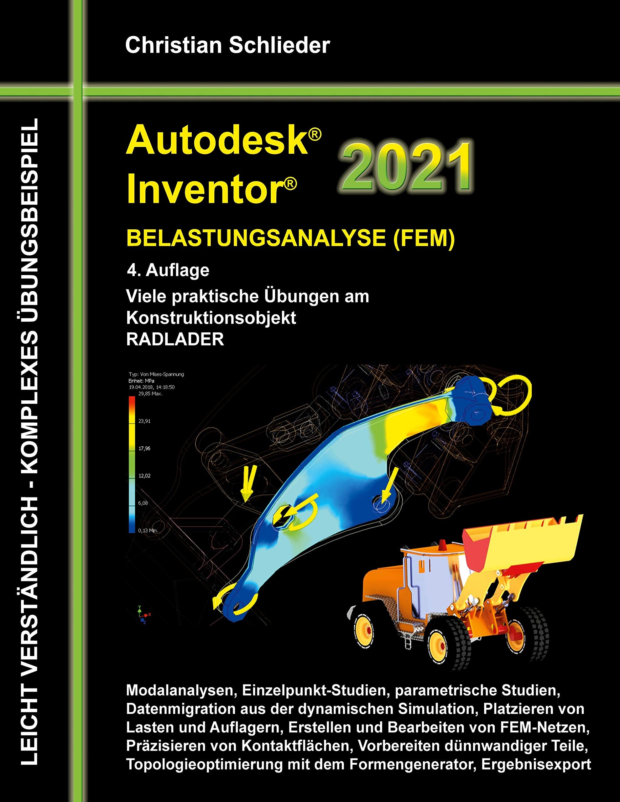 Autodesk Inventor 2021 - Belastungsanalyse (FEM) book