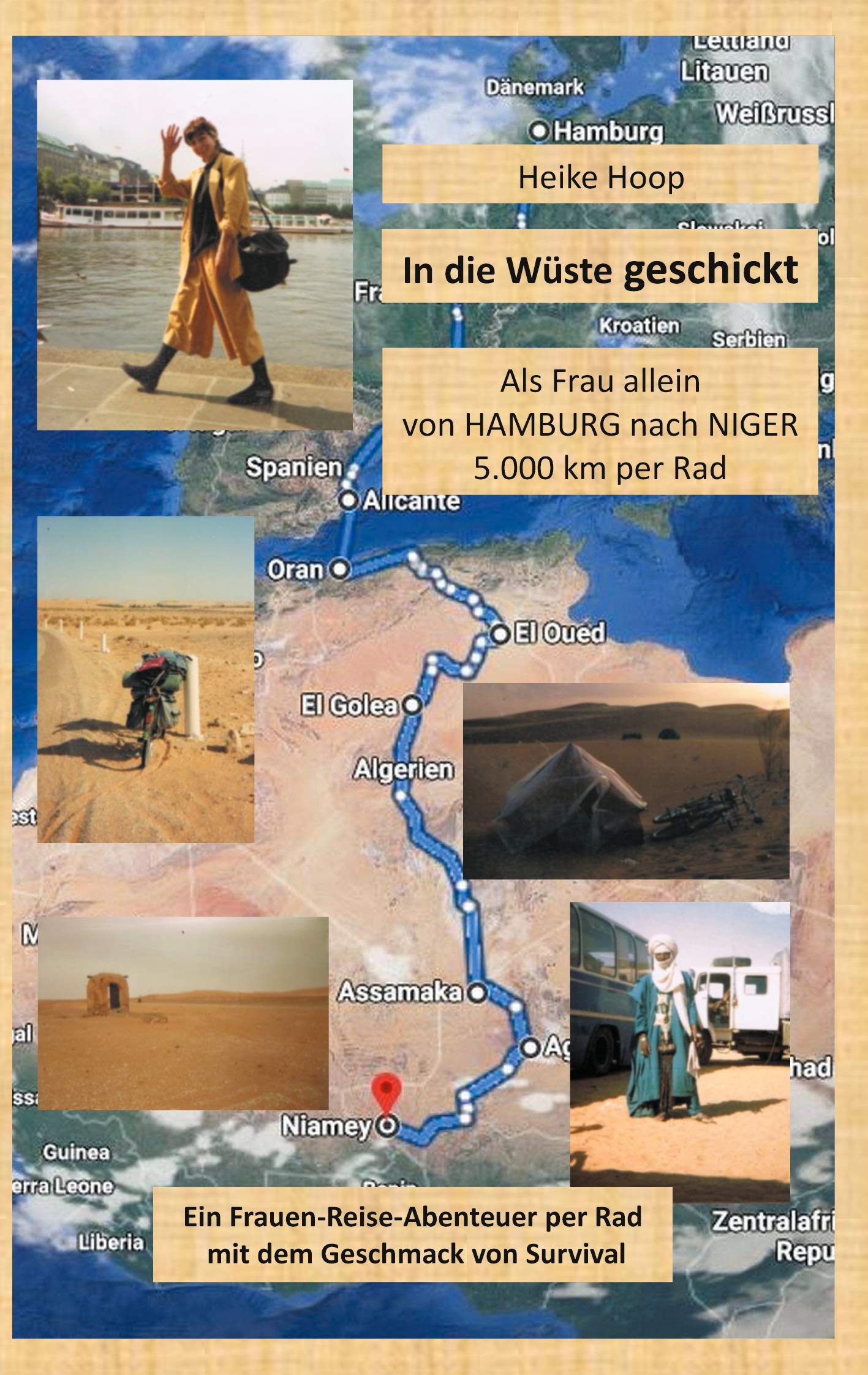 In die Wüste geschickt: Als Frau allein von HAMBURG nach NIGER - 5000 km per Rad - book