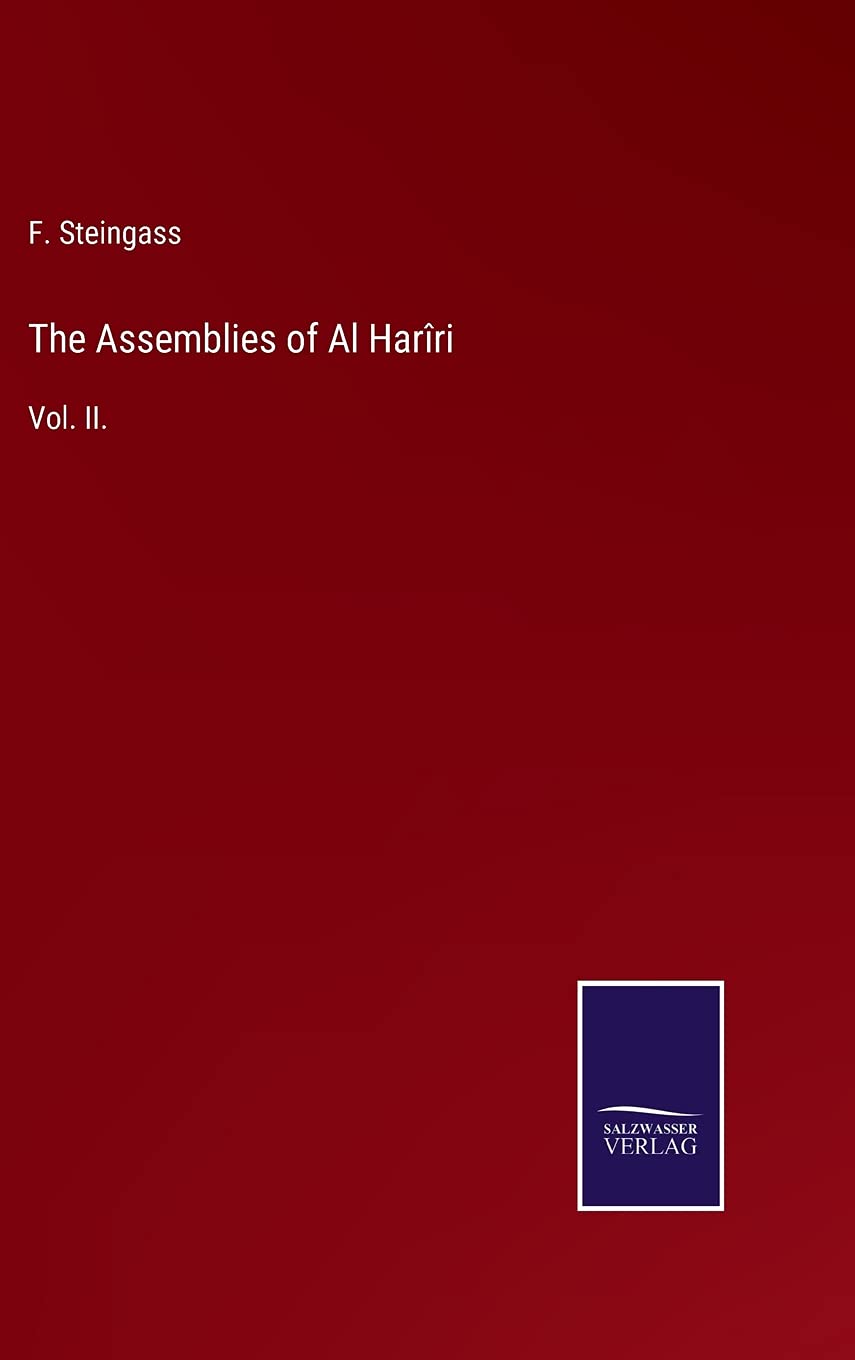 The Assemblies of Al Harîri: Vol. II. book