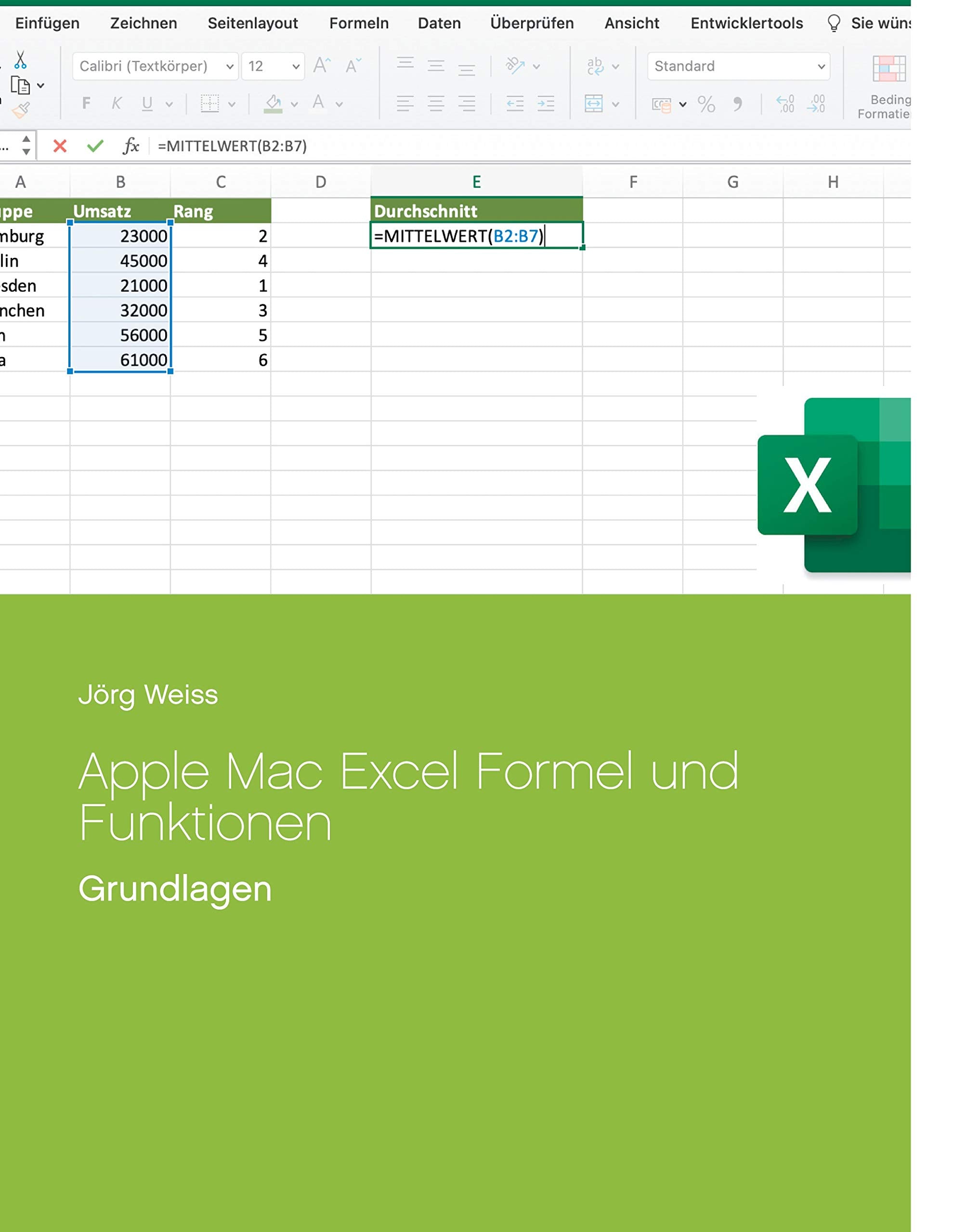 Apple Mac Excel Formel und Funktionen: Grundlagen Computer Science
