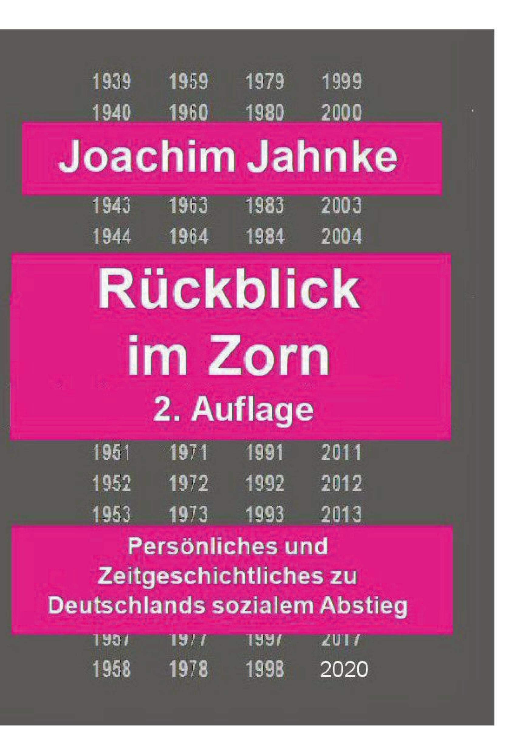 Rückblick im Zorn - Neuauflage Books