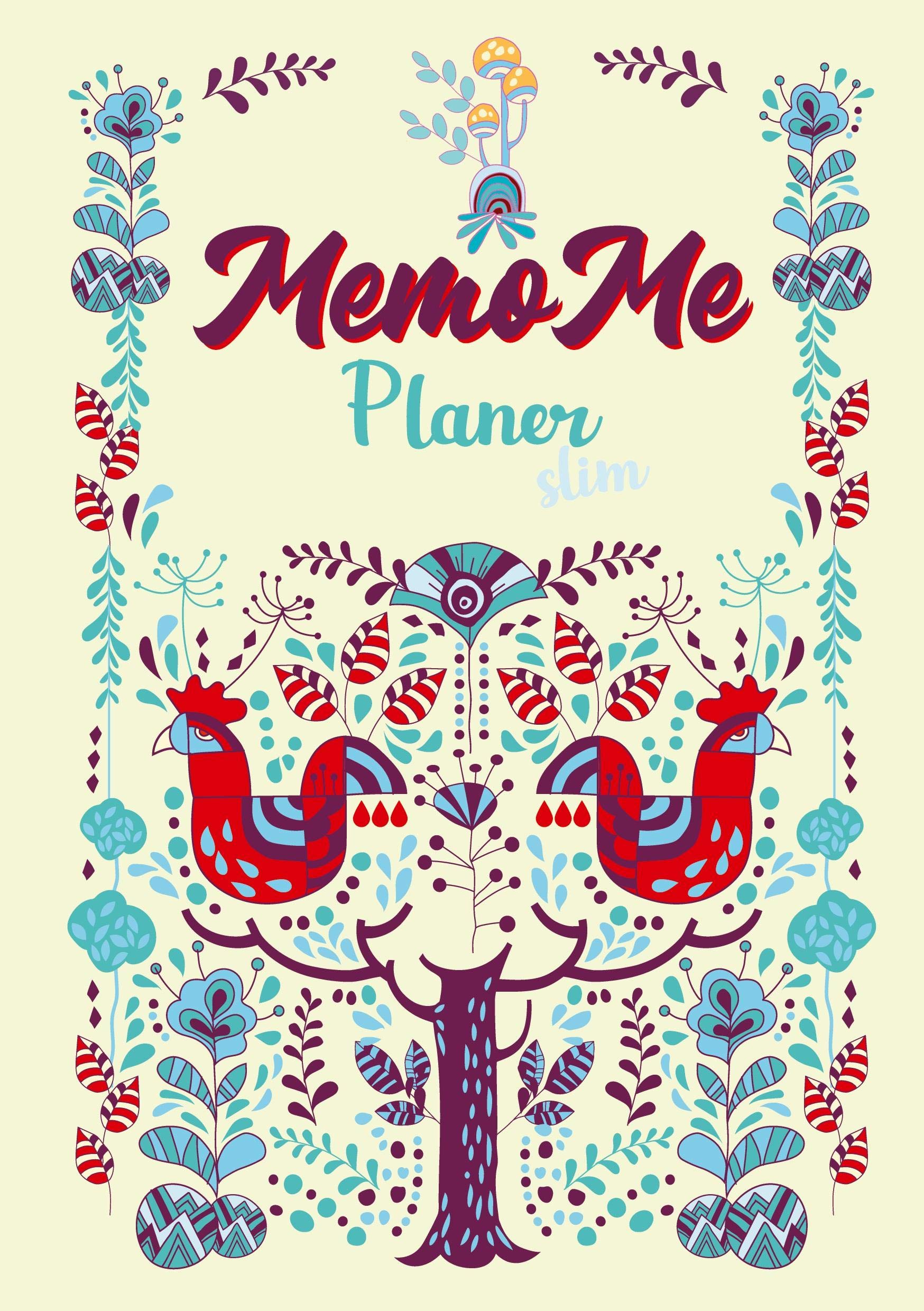 MemoME Planer free (slim): Kalender zum Selbereintragen - Starte Dein Bulletjournal wann Du willst! Film, Art & Culture
