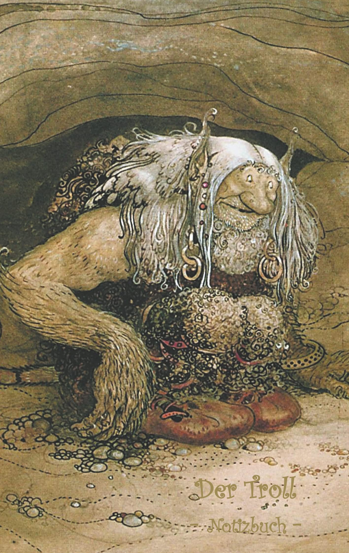 Der Troll - Notizbuch (Trolle und Goblins): Notebook, Fantasy, Fantasie, Fee, Märchen, Saga, Sage, nordisch, Elfen, verzaubert, Zauber, Meerjungfrau, ... Erwachsene, Geschenkbuch, Geschenk Fairy Tales & Legends