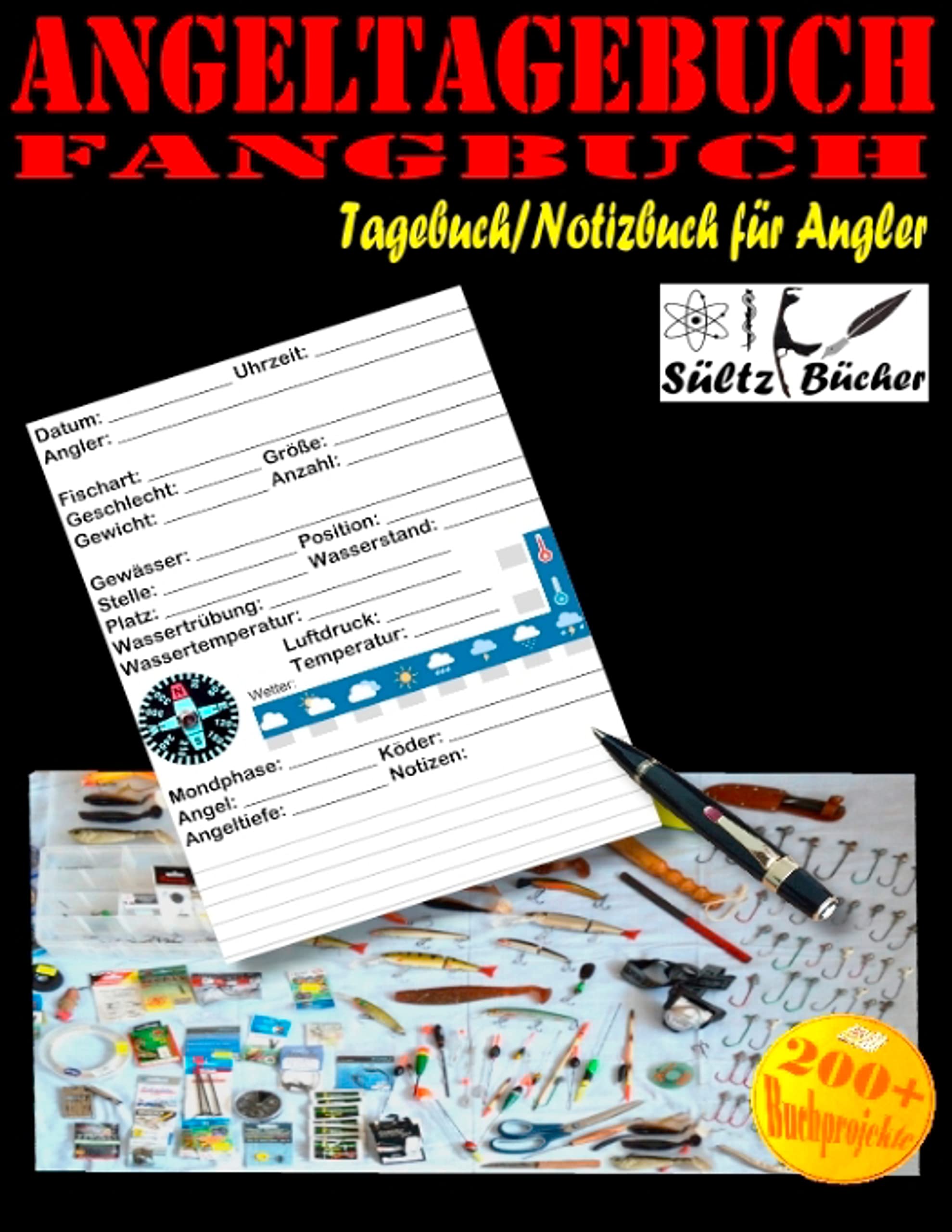 Angeltagebuch - Fangbuch - Tagebuch/Notizbuch für Angler book