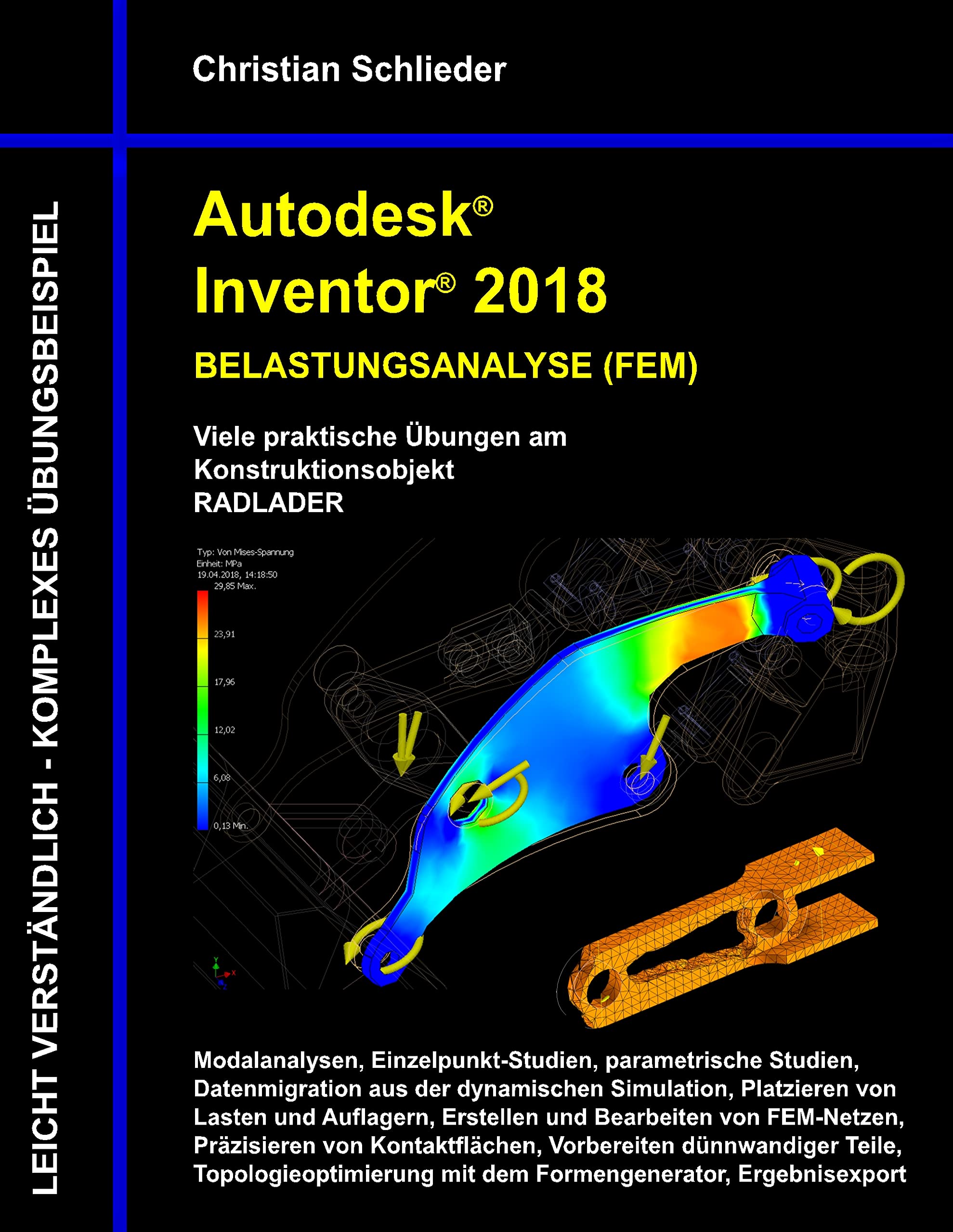 Autodesk Inventor 2018 - Belastungsanalyse (FEM) book