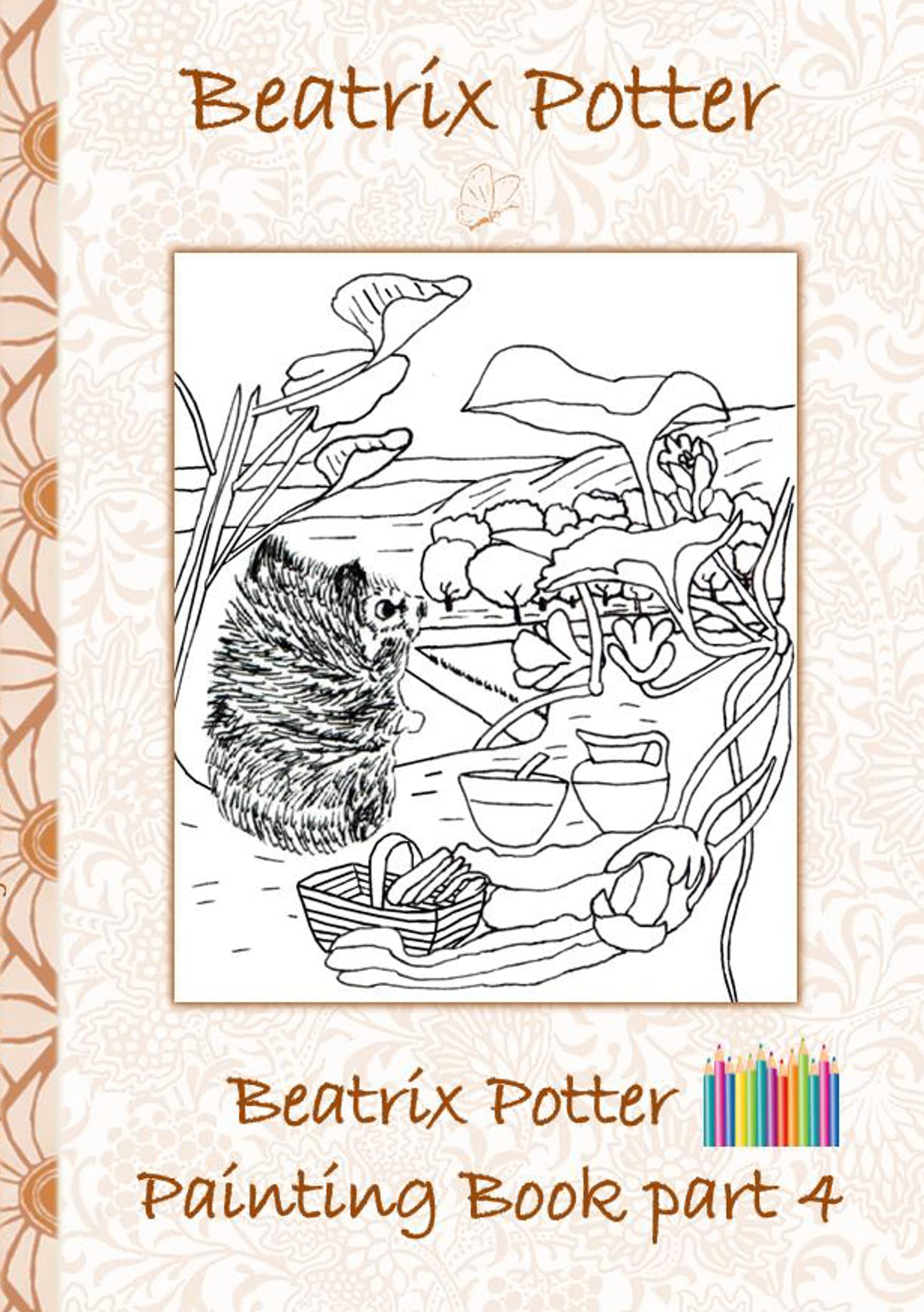 Beatrix Potter Painting Book Part 4 ( Peter Rabbit ) Hobbies & Crafts