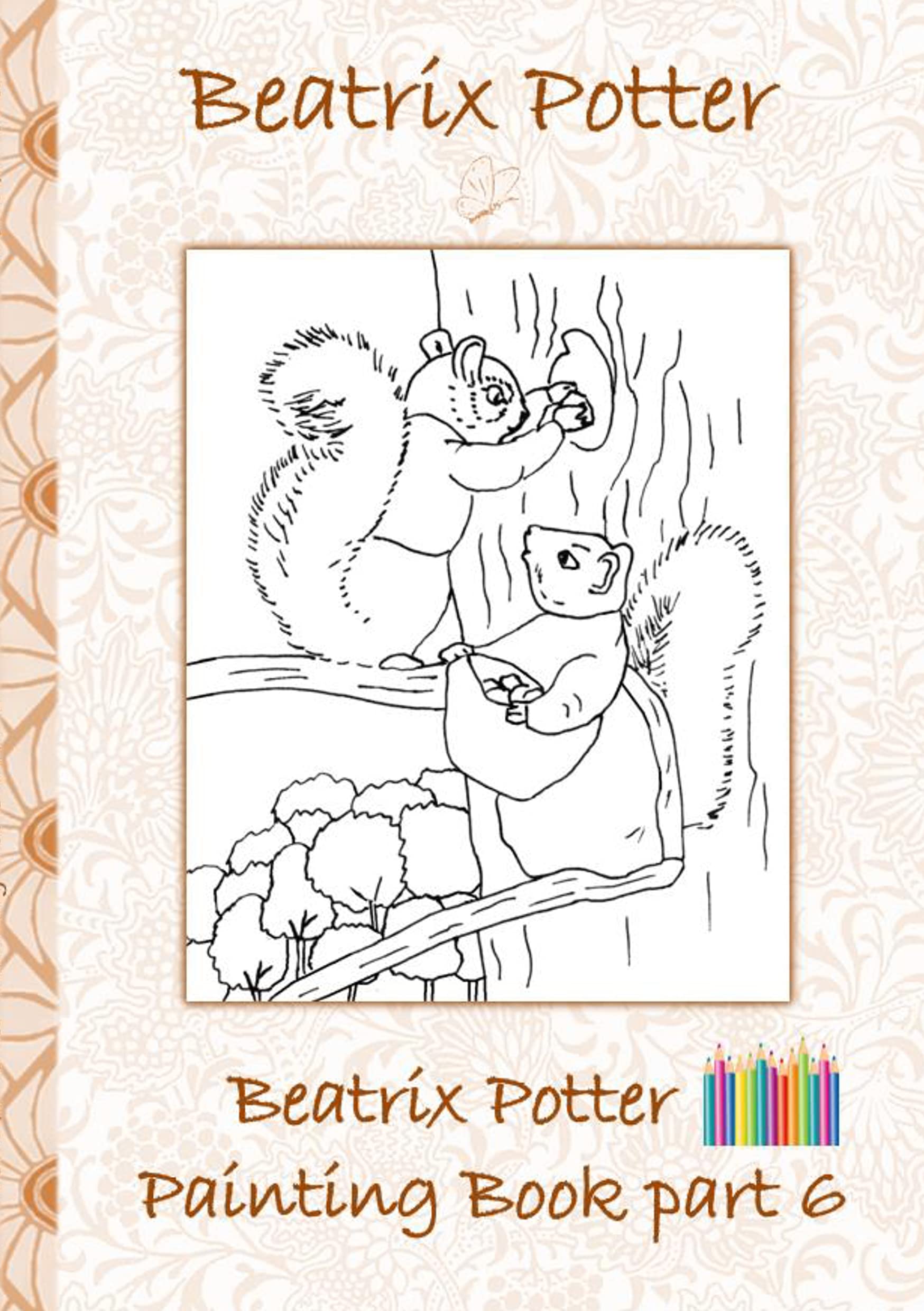 Beatrix Potter Painting Book Part 6 ( Peter Rabbit ) Hobbies & Crafts