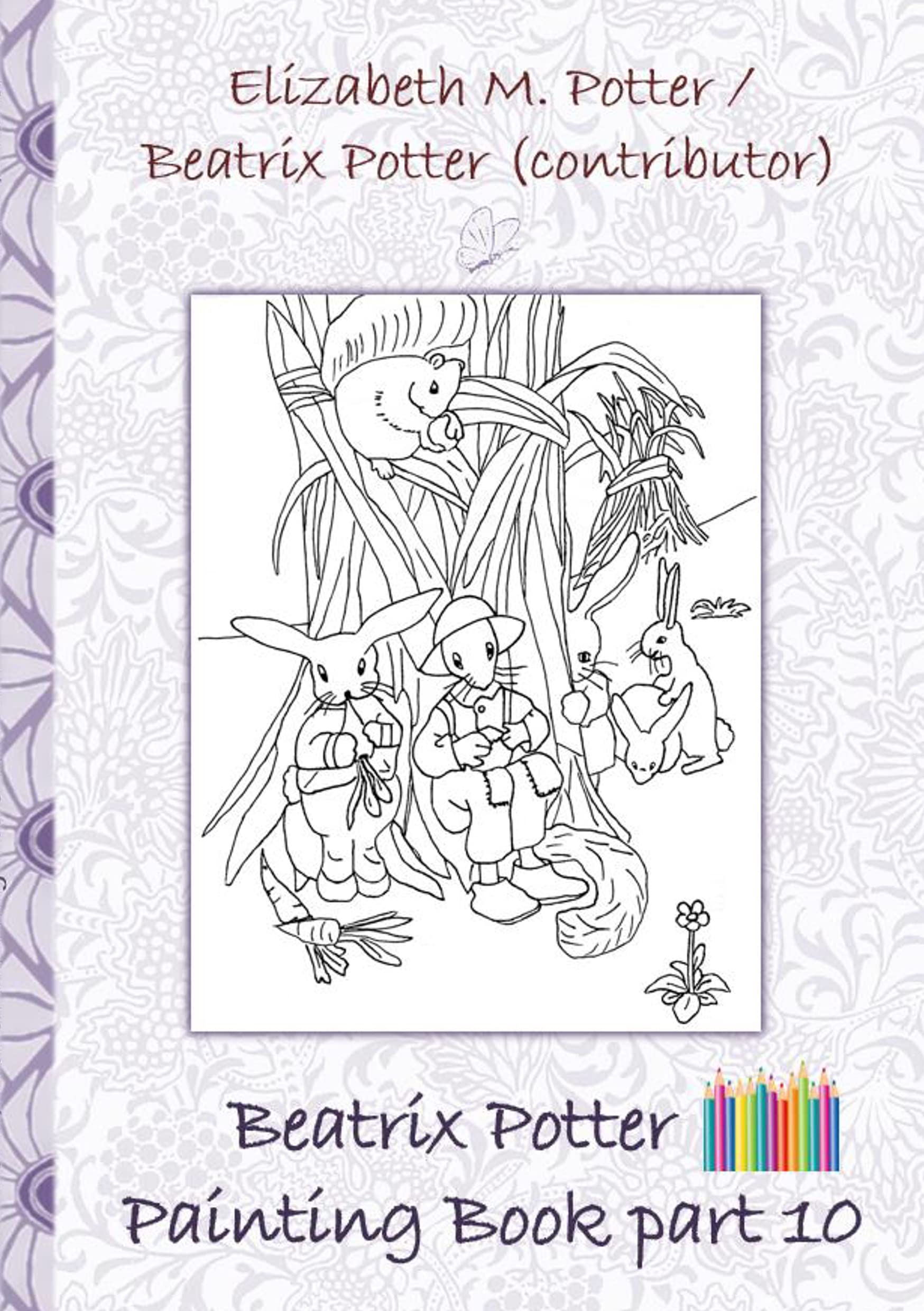 Beatrix Potter Painting Book Part 10 ( Peter Rabbit ) Hobbies & Crafts