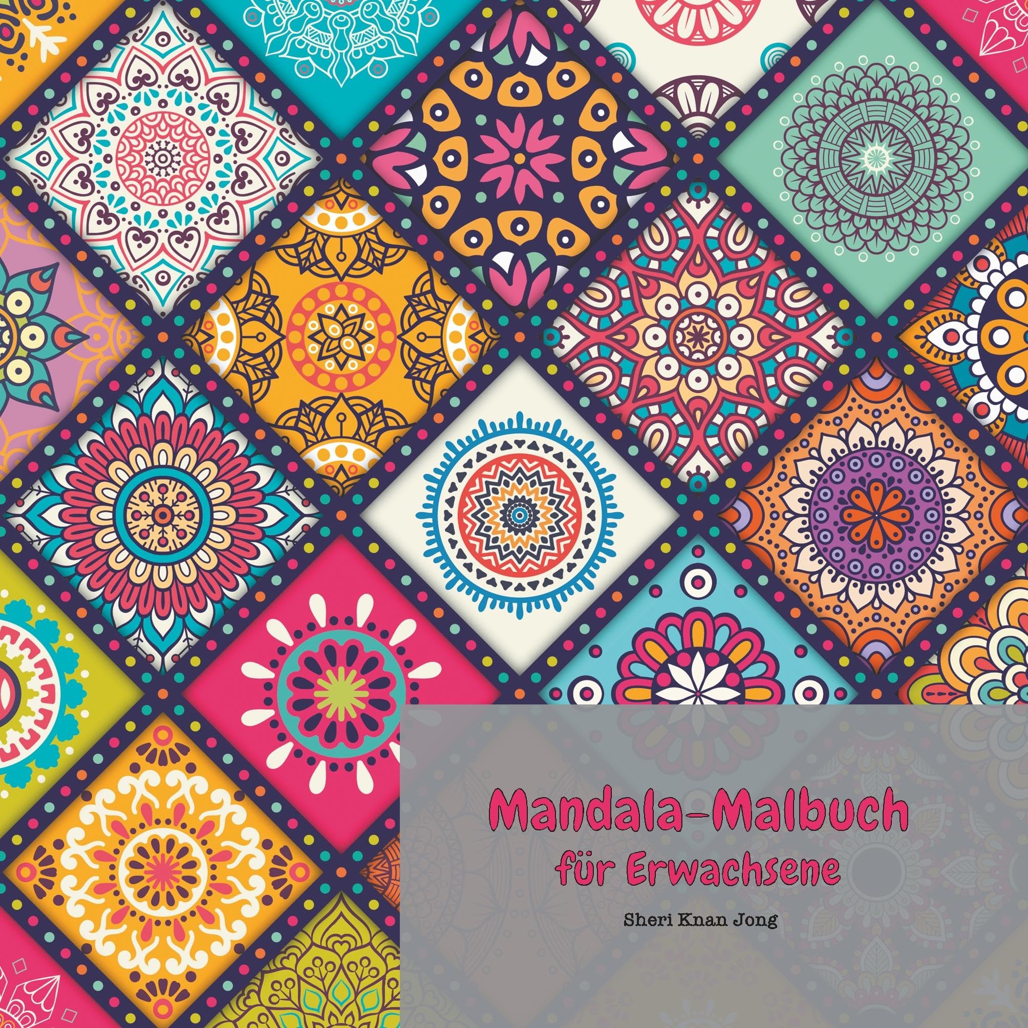 Mandala-Malbuch für Erwachsene Manga