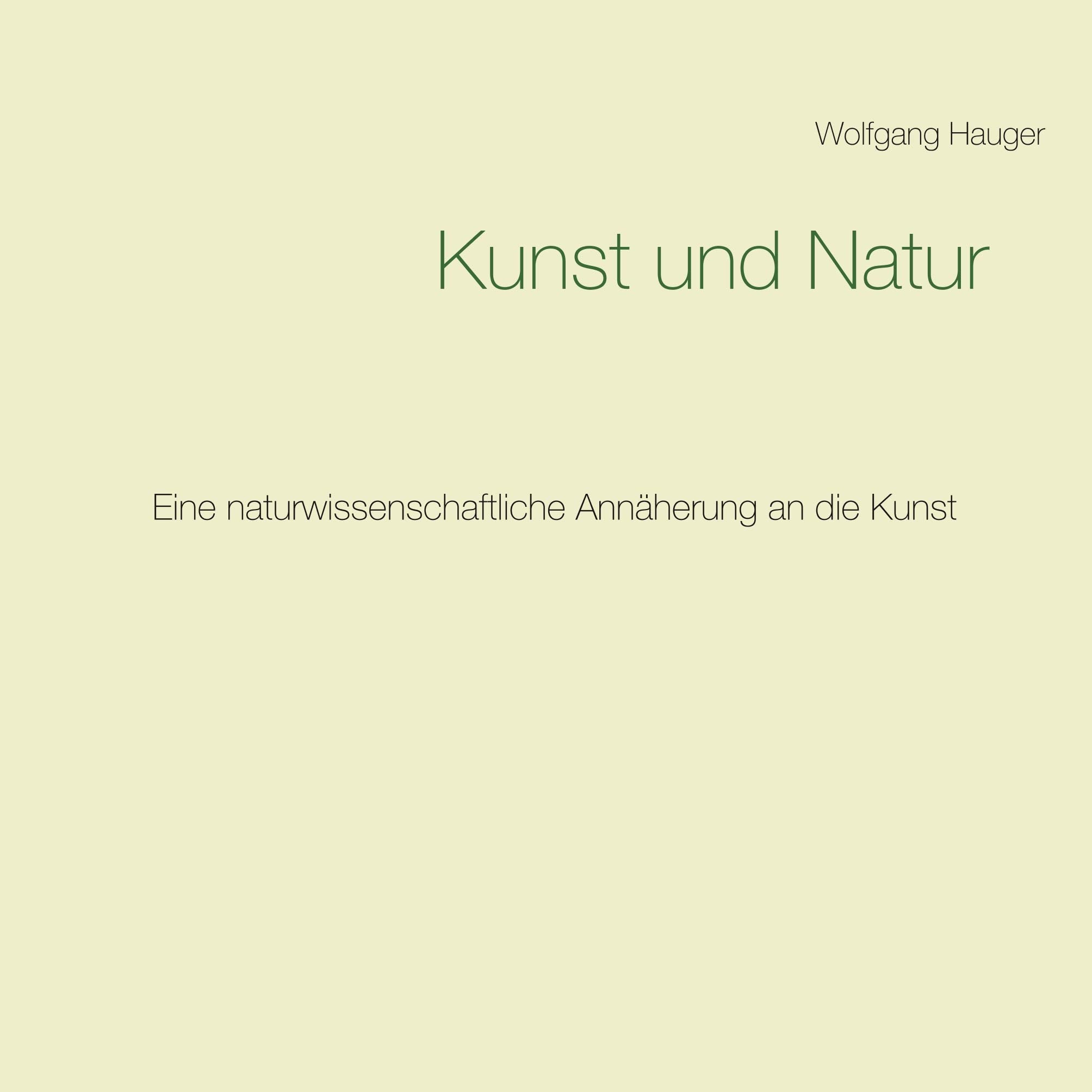 Kunst und Natur book