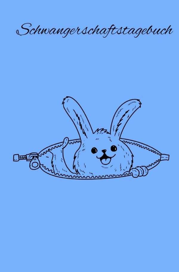Schwangerschaftstagebuch | Ein kleiner Hase wächst heran | Mutter Notizbuch und Baby Journal | liniertes Notizbuch Living & Furnishing