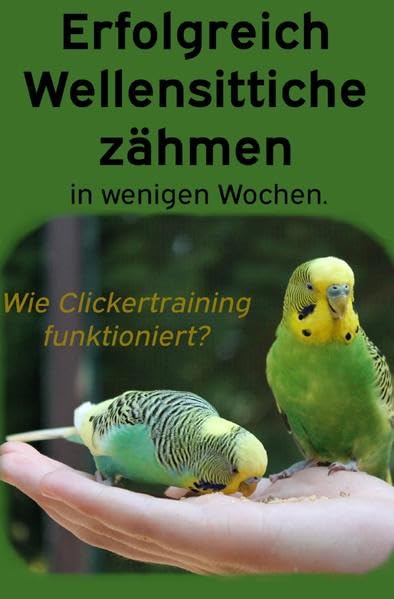 Erfolgreich Wellensittiche zähmen in wenigen Wochen. Wie funktioniert Clickertraining mit Wellensittichen? Pets