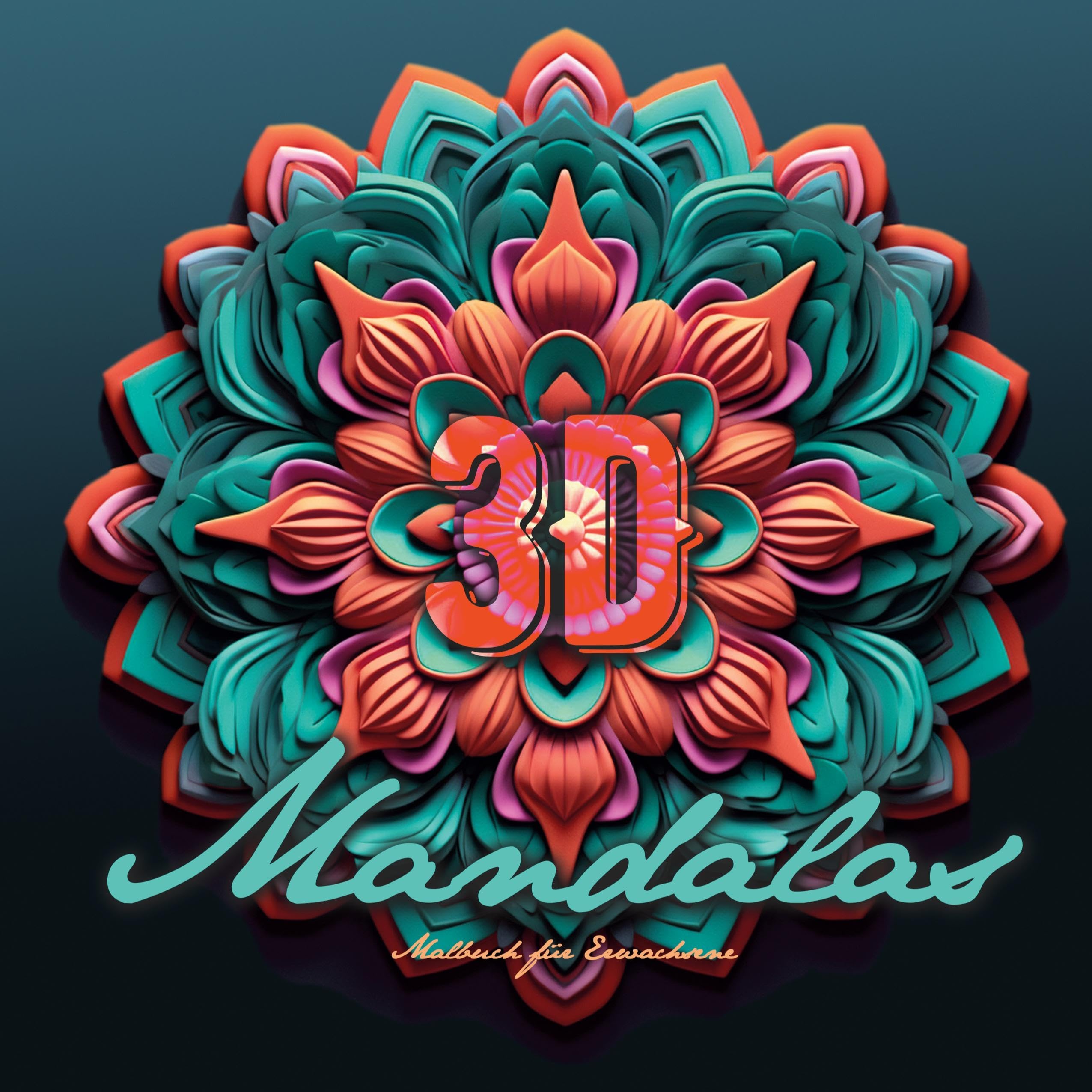 3D Mandalas Coloring Book for Adults Hobbies & Crafts