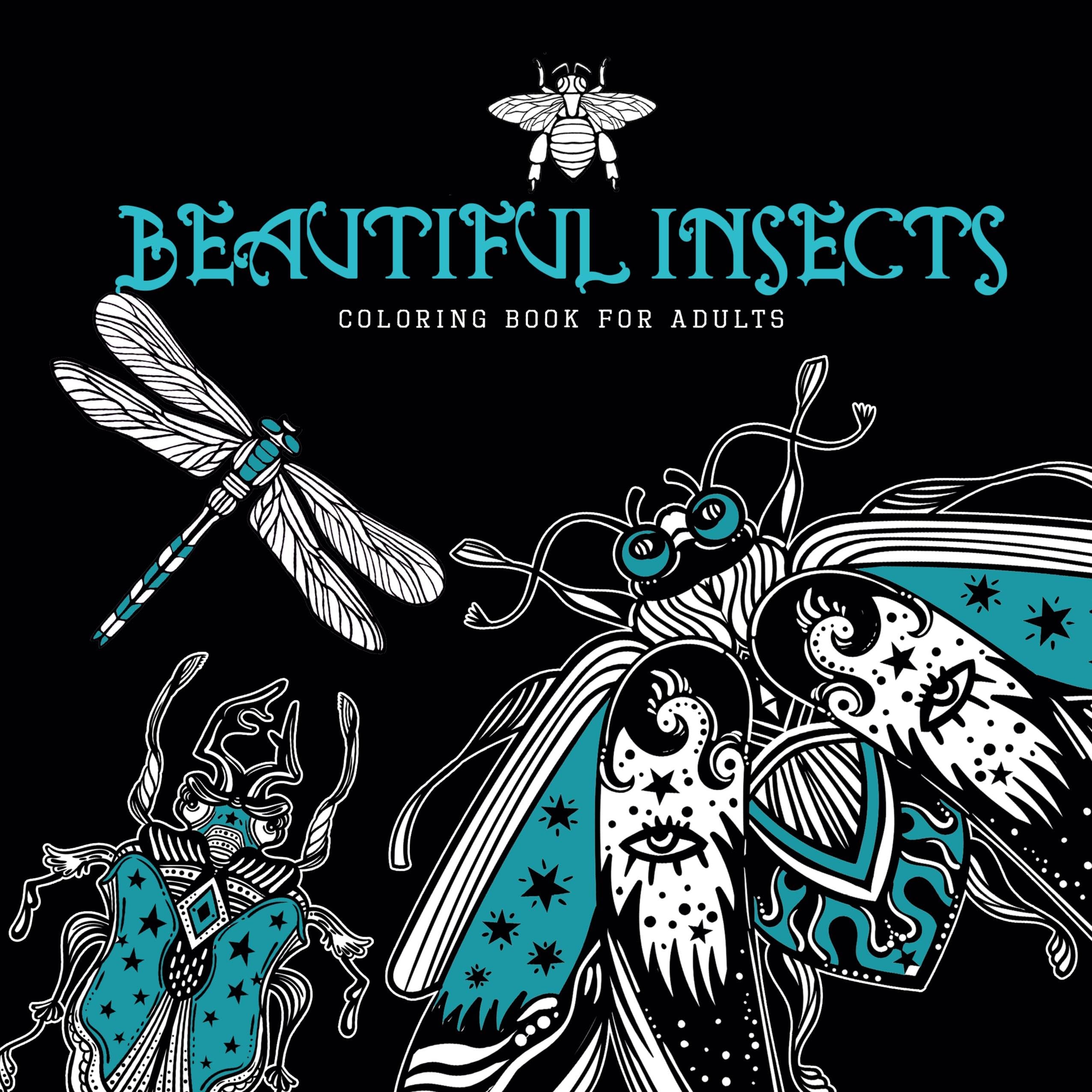 Beautiful Insects Coloring Book for Adults Hobbies & Crafts