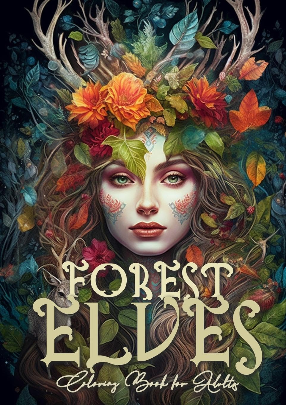 Forest Elves Coloring Book for Adults Hobbies & Crafts