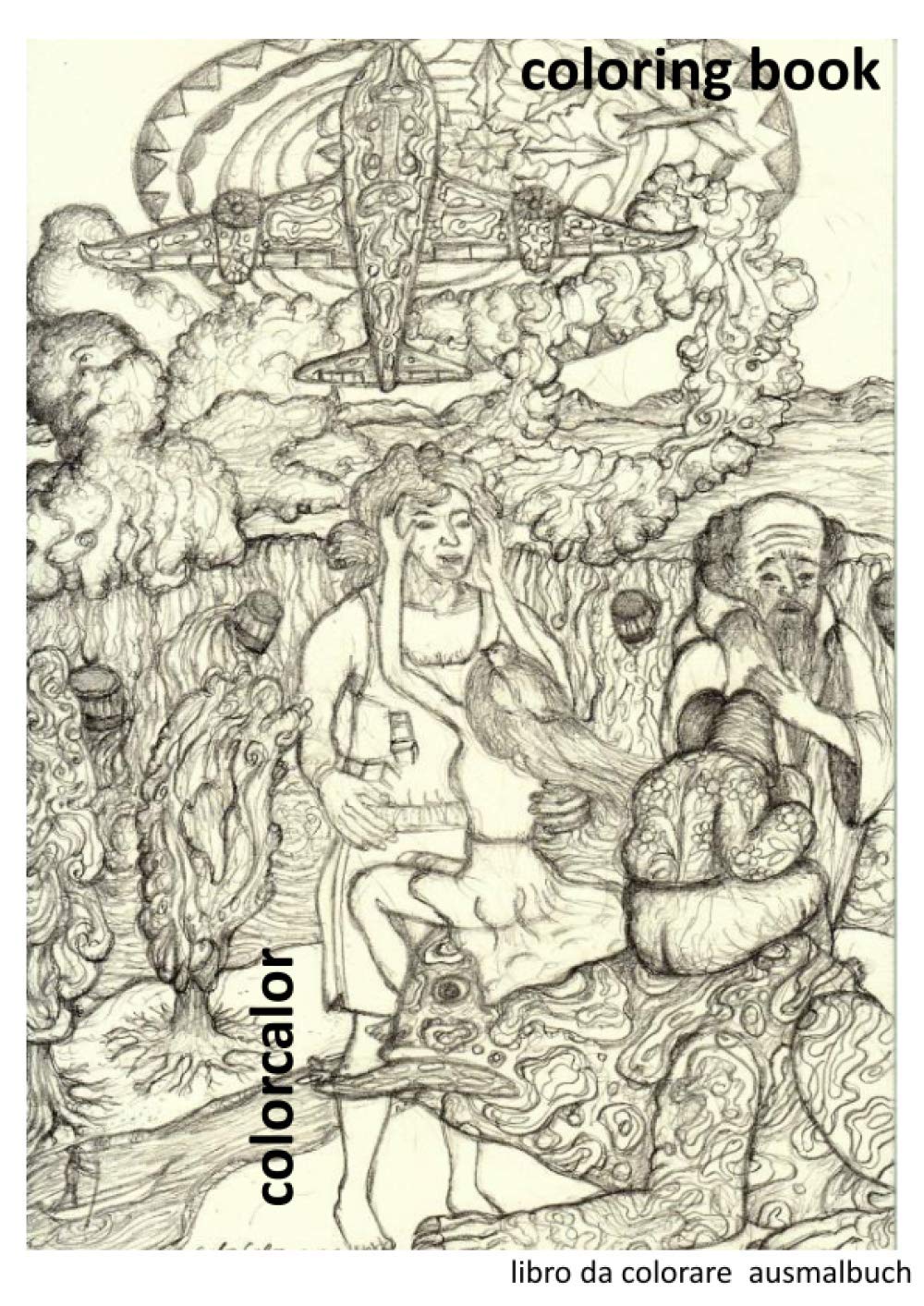 coloring book: ausmalbuch (coloring books 1, 2, 3) Manga