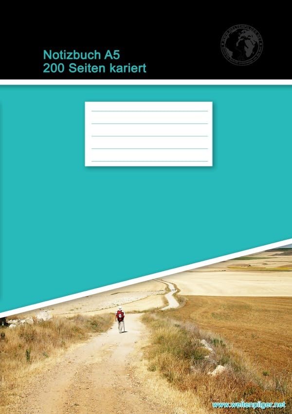 Notizbuch A5 200 Seiten kariert (Softcover Petrol) Business, Finance & Career