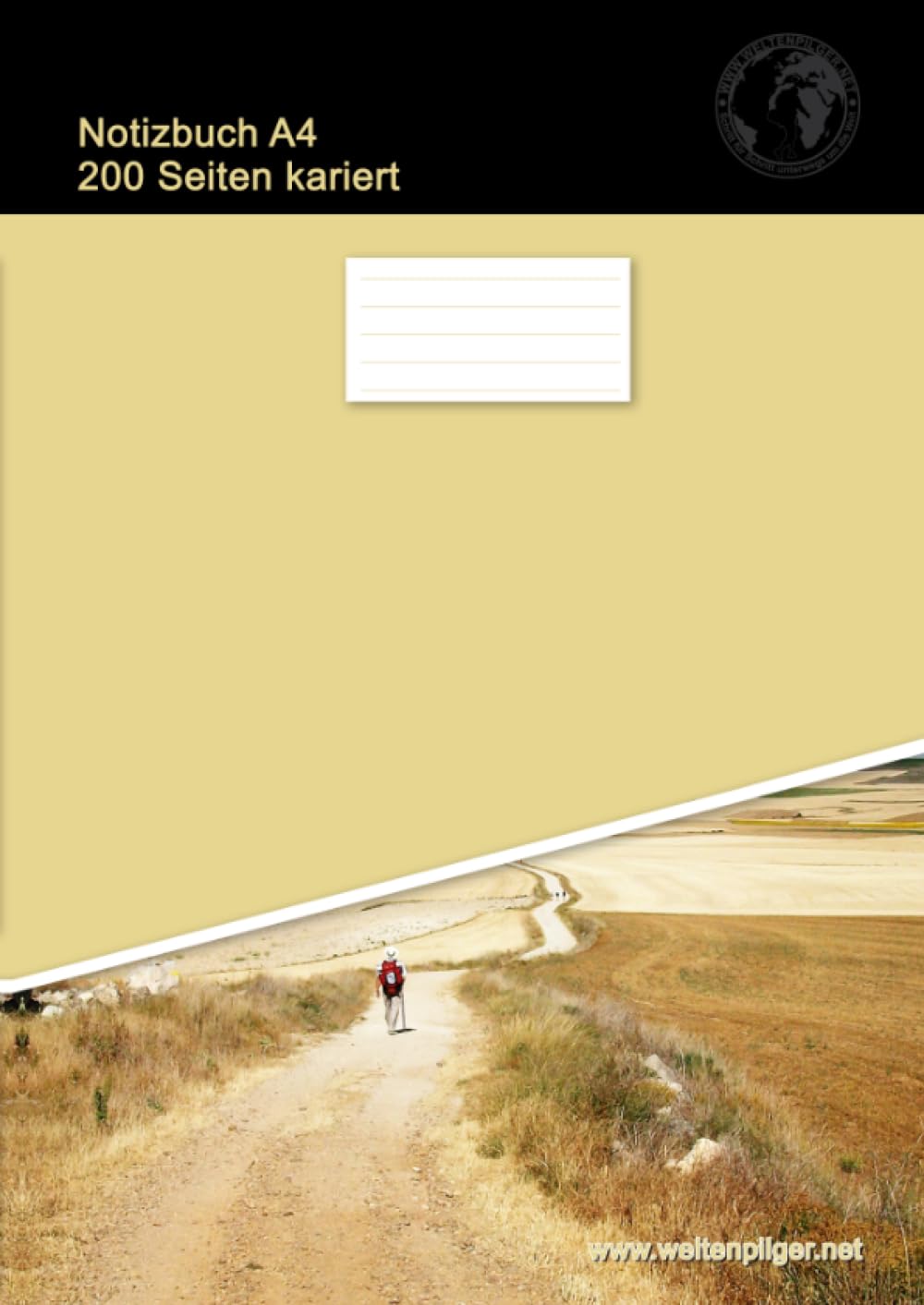 Notizbuch A4 200 Seiten kariert (Softcover Khaki) Business, Finance & Career