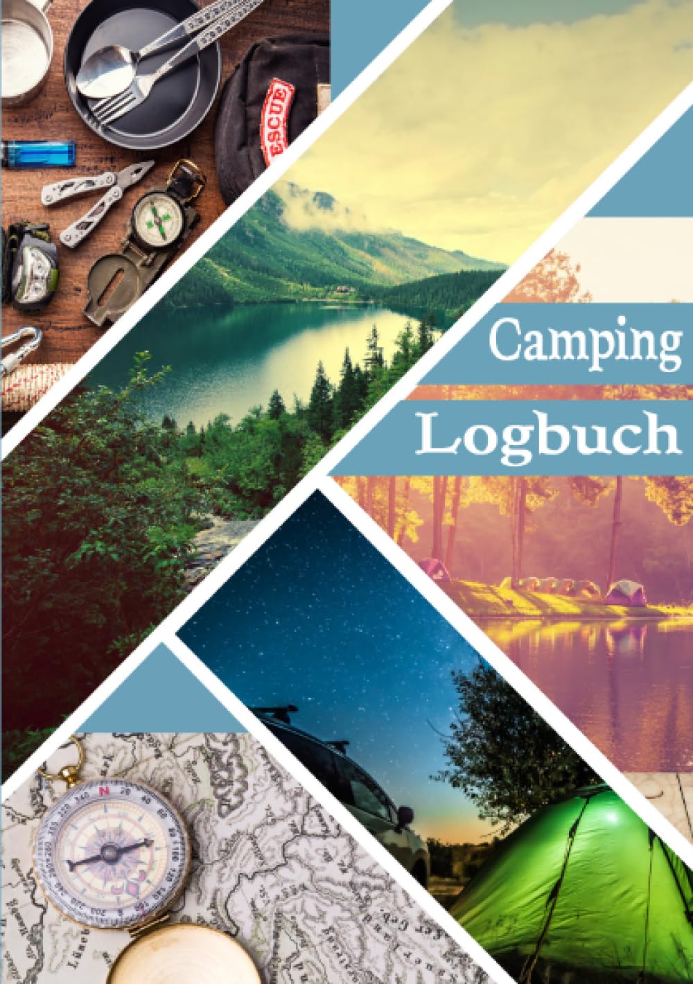 Camping Logbuch: Wohnwagen Reisetagebuch - Camper Wohnmobil Reise Logbuch: Camping Notizbuch - Tolles vorgedrucktes Logbuch - 60 Doppelseiten um seine ... festzuhalten | DIN A5 | Geschenk für Camper Leisure, Home & Garden