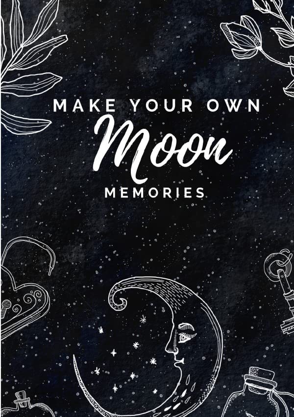 Moon Collection / Notizbuch, Bullet Journal, Journal, Planer, Tagebuch "Make your own Moon Memories" Living & Furnishing