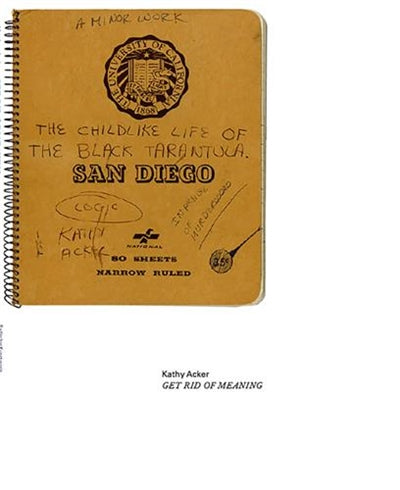 Product Image: Kathy Acker Get Rid of Meaning