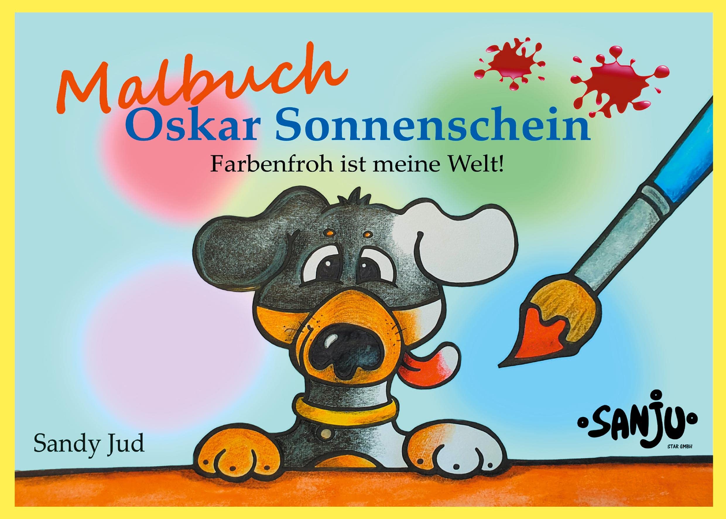 Oskar Sonnenschein Malbuch: Farbenfroh ist meine Welt! Novels & Short Stories