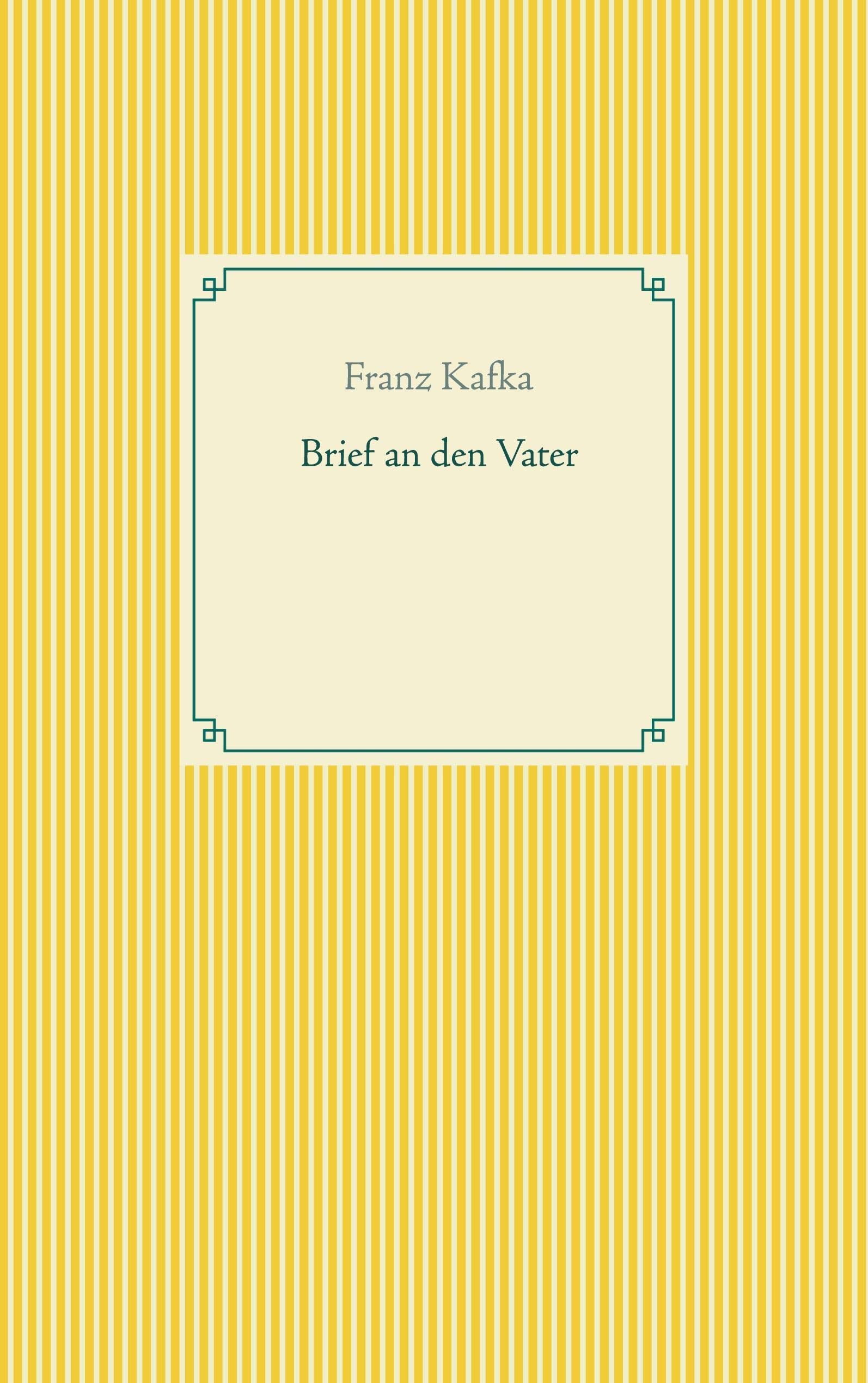 Brief an den Vater (Taschenbuch-Literatur-Klassiker) Contemporary literature