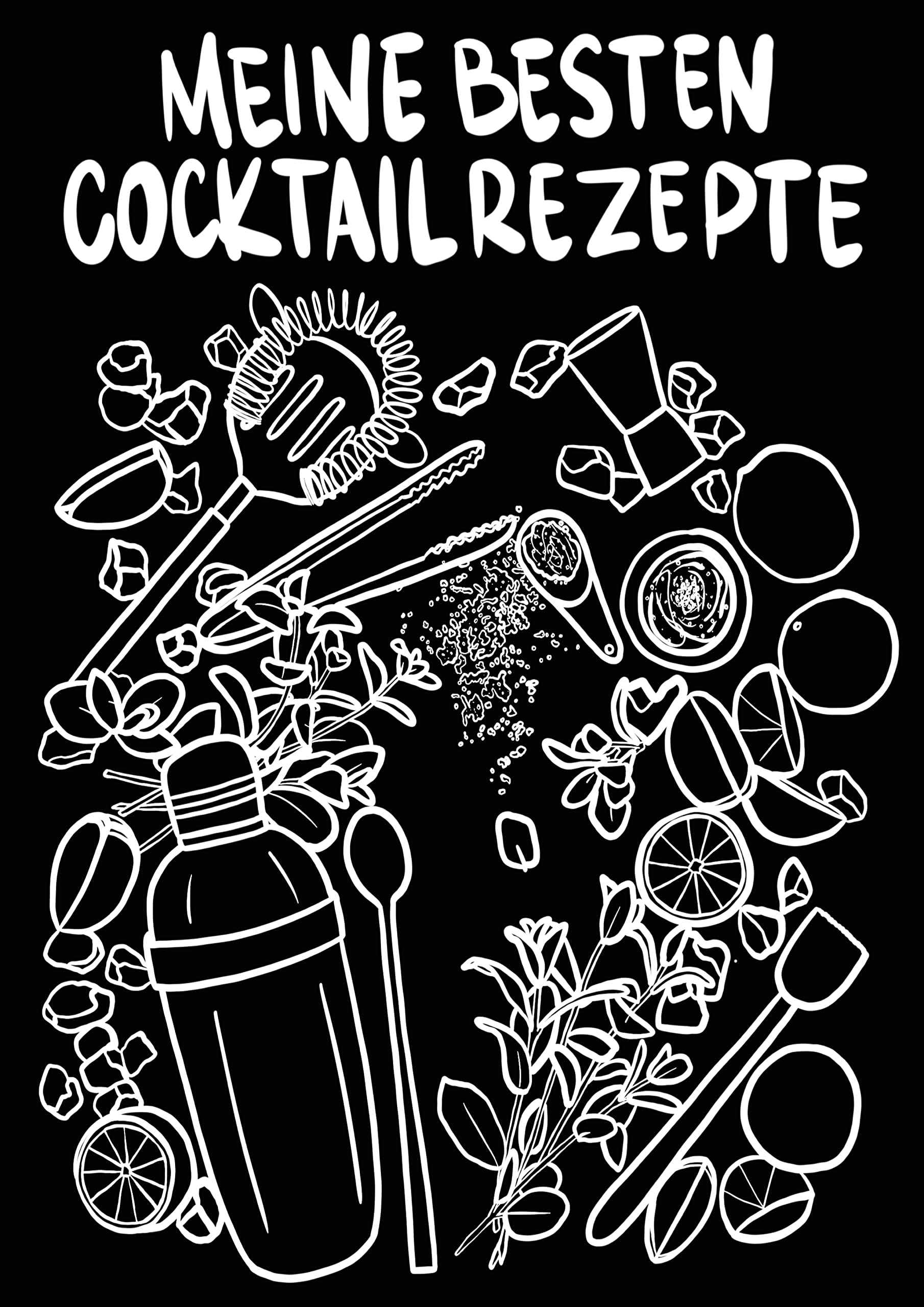 Meine besten Cocktailrezepte zum Selberschreiben A4: Ringbuch zum Eintragen von Cocktailrezepten inklusive Glas- und Kaffeeguide (Cocktail Rezeptbücher zum selber Eintragen) Leisure, Home & Garden