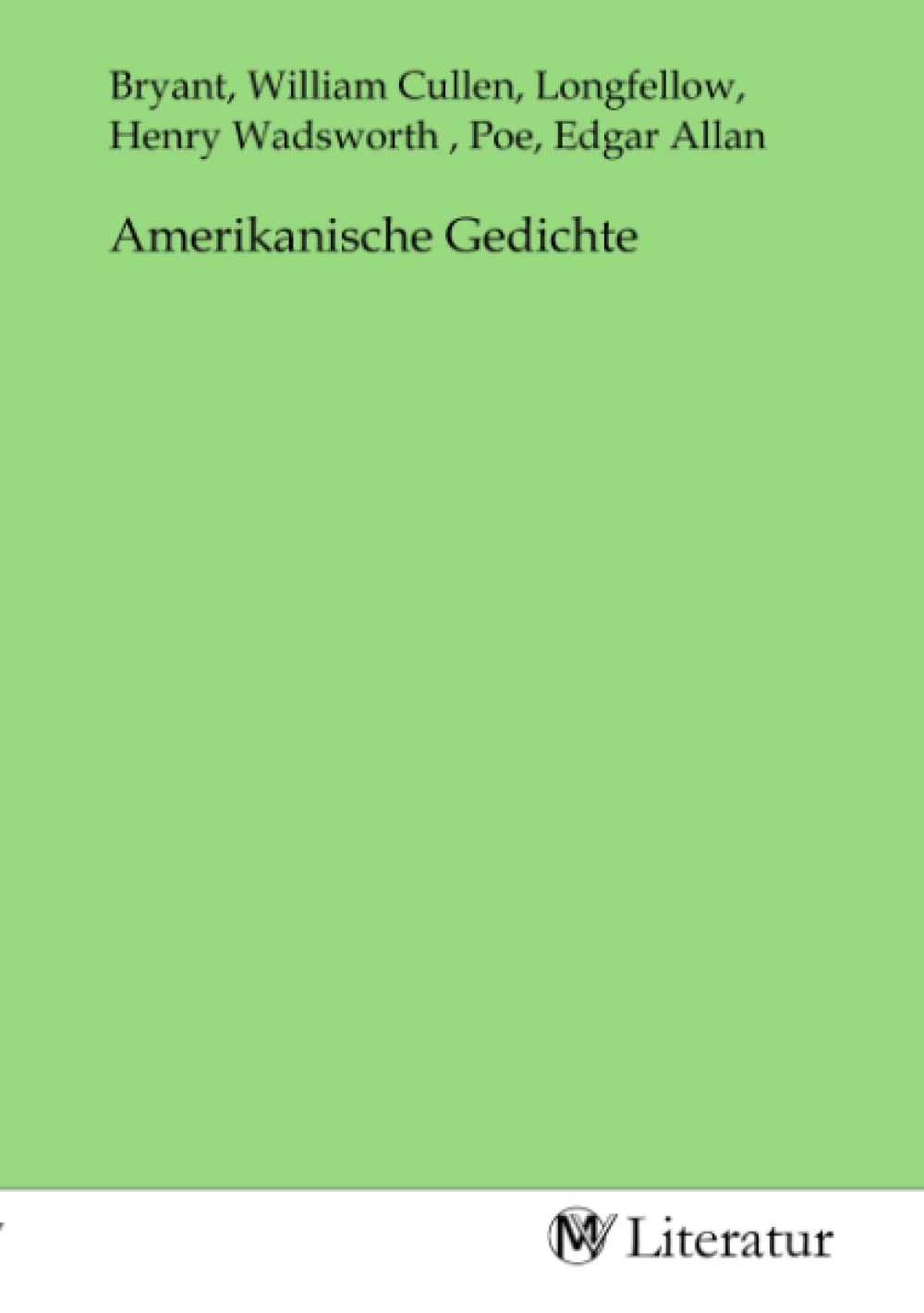Amerikanische Gedichte: DE Fiction