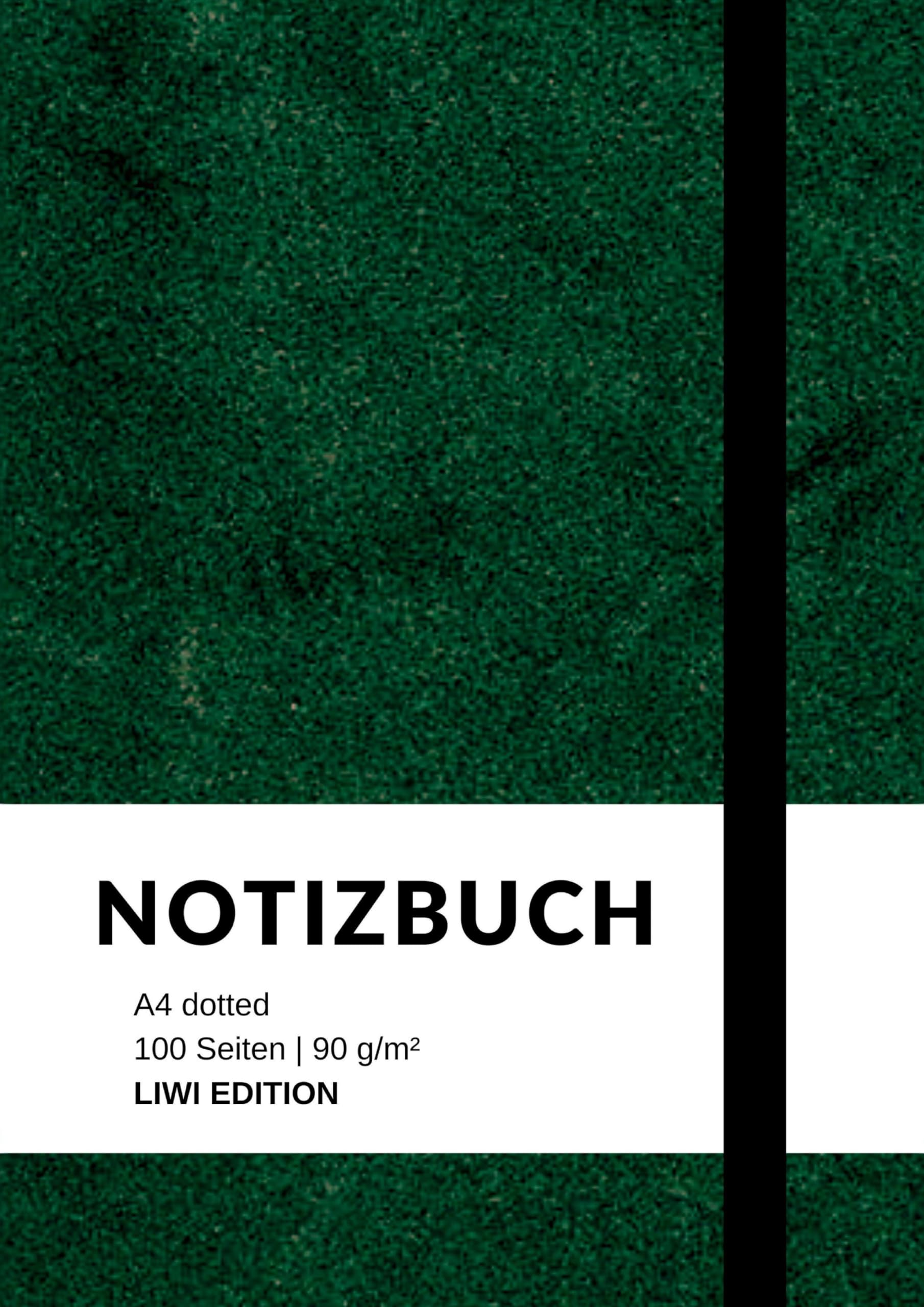 Notizbuch A4 dotted - 100 Seiten Soft Cover - grün - FSC Papier Classics