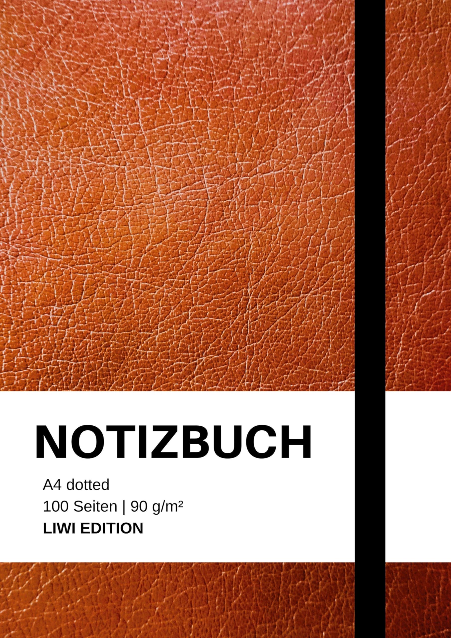 Notizbuch A4 dotted - 100 Seiten Soft Cover - braun - FSC Papier Classics