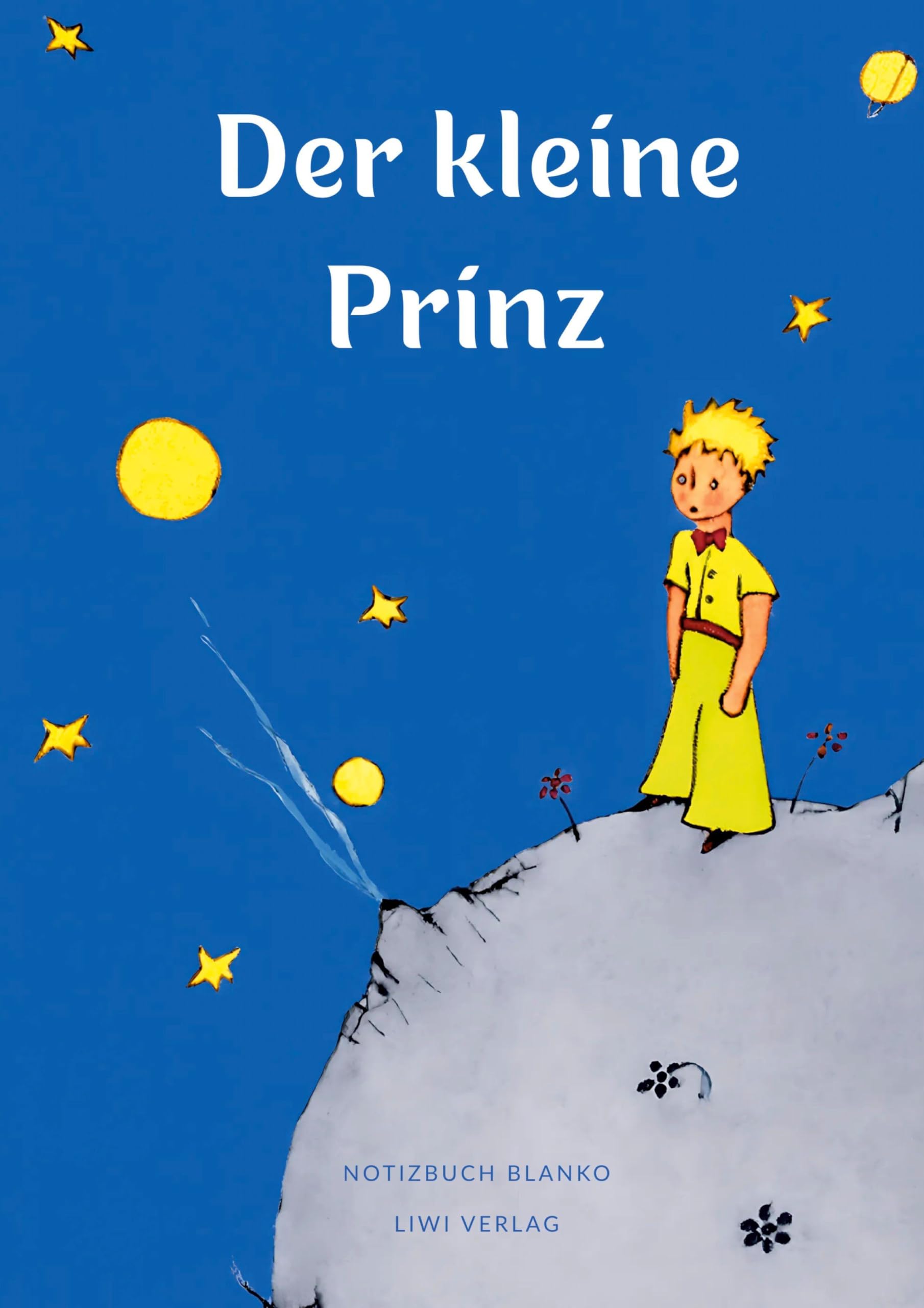 Notizbuch Motiv Der kleine Prinz - A4 blanko 100 Seiten Soft Cover - FSC Papier Classics