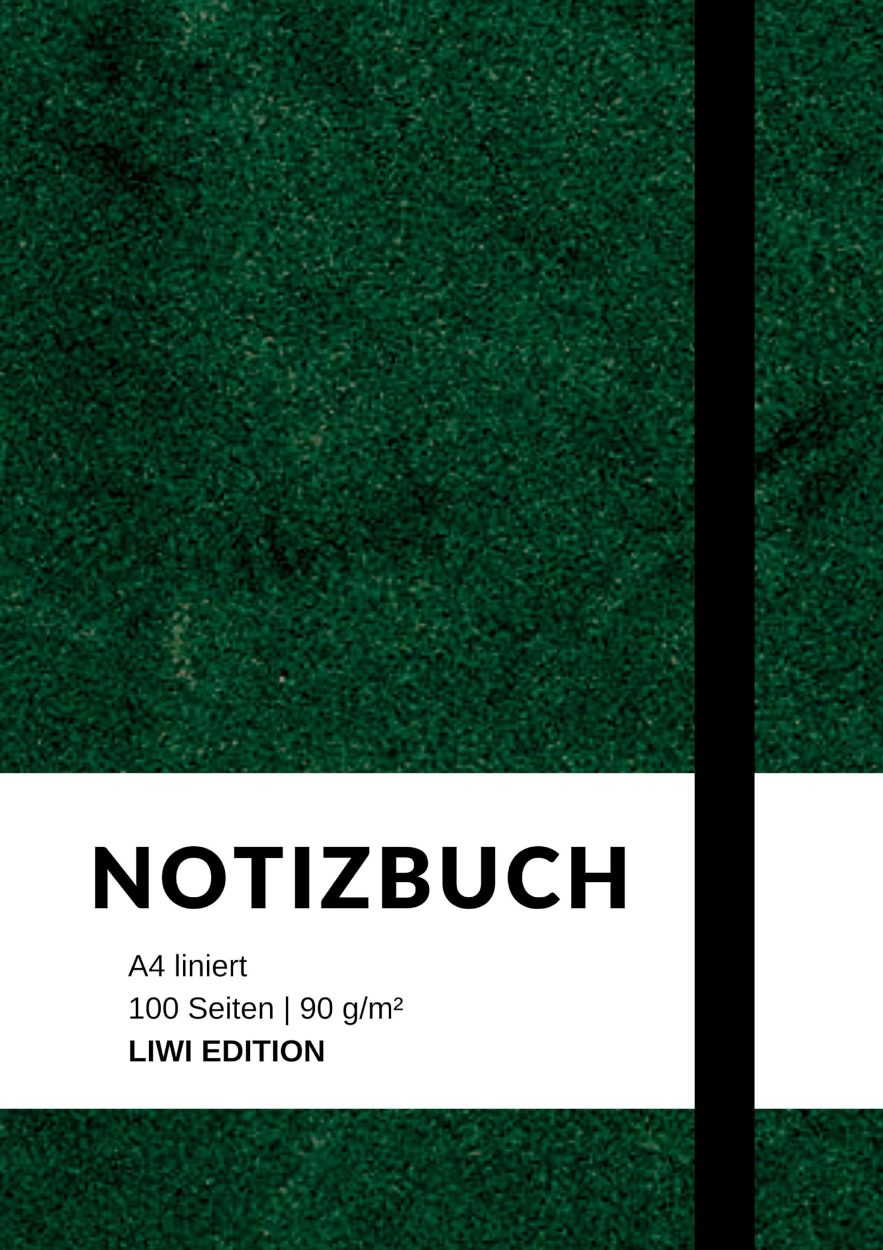 Notizbuch A4 liniert grün - 100 Seiten Soft Cover - FSC Papier Classics